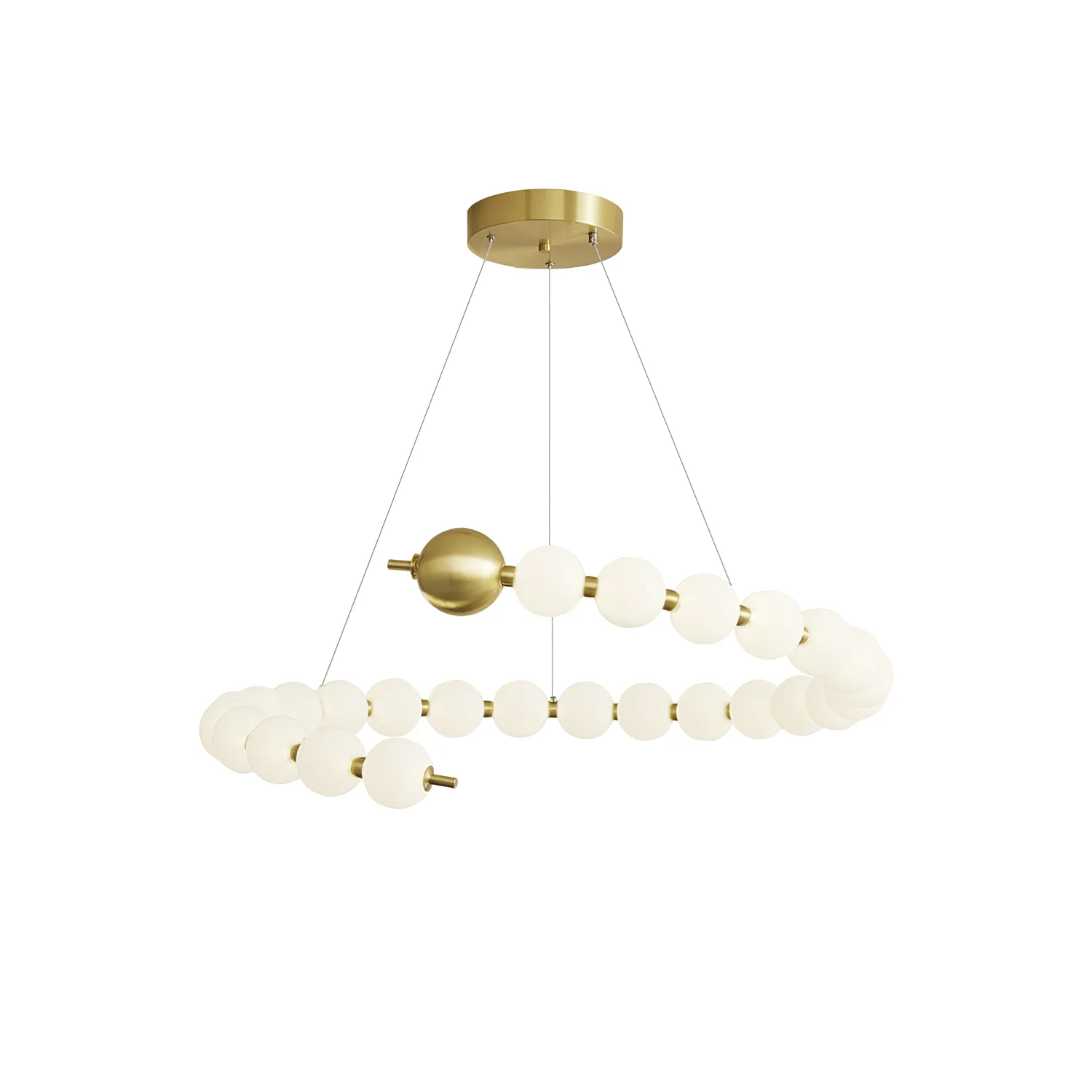 Cetalan Elegance Art Pearls Kunststoff-Kronleuchter-Letslighting