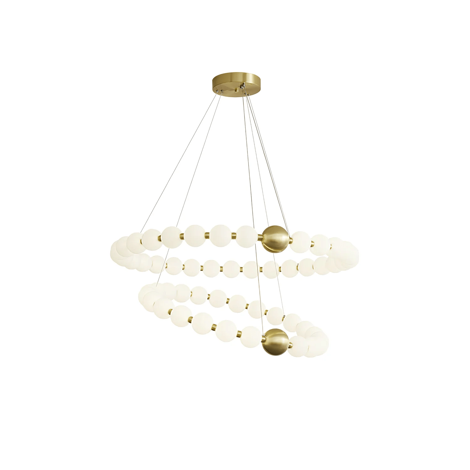 Cetalan Elegance Art Pearls Kunststoff-Kronleuchter-Letslighting