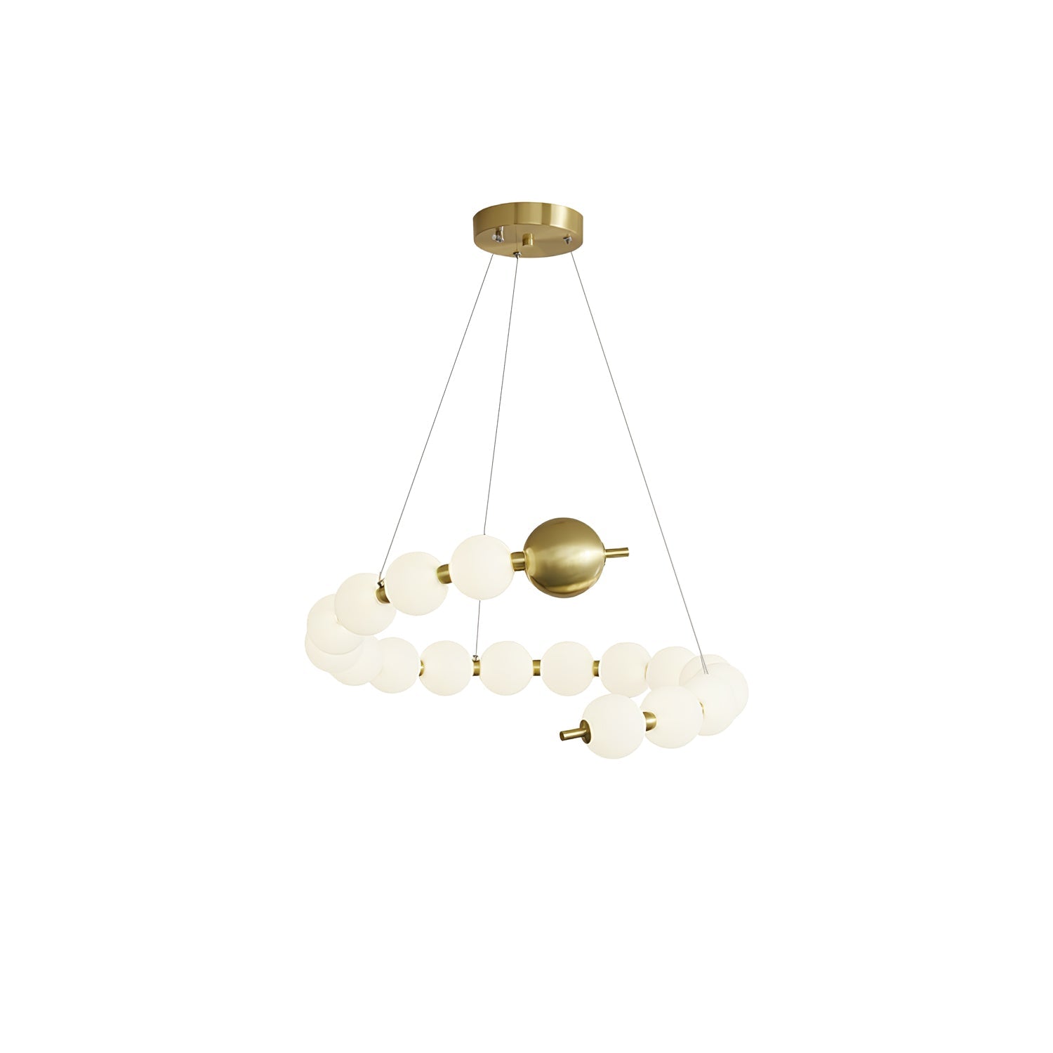 Cetalan Elegance Art Pearls Kunststoff-Kronleuchter-Letslighting
