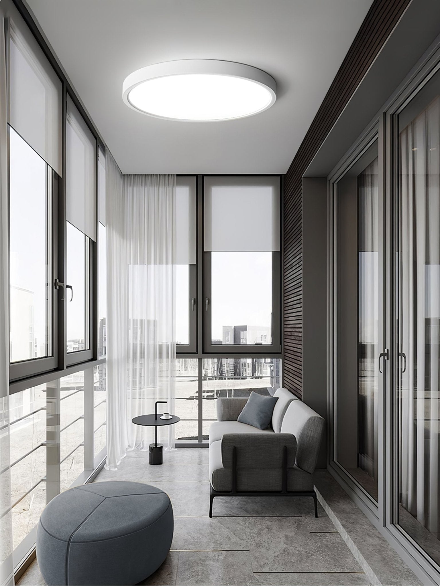 Acrylic Thinnest Round Ceiling Light - Blowlighting