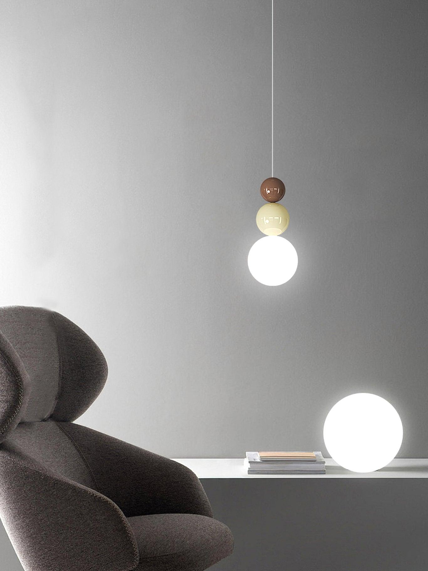 Orbis Wall Lamp White Minimalist Acrylic Living Room Bedroom | Letslighting-Letslighting