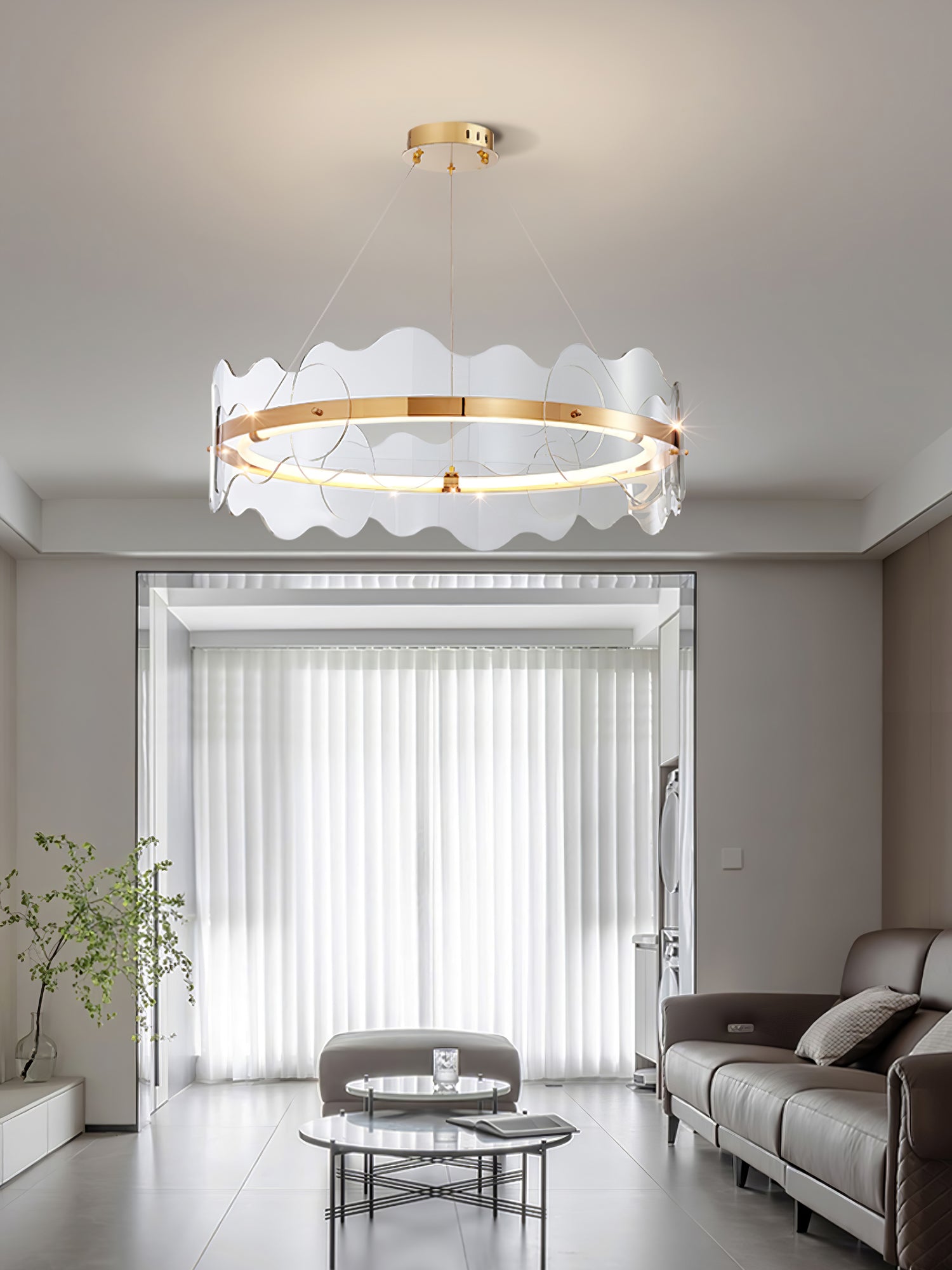 Vitalir Moderner Kronleuchter aus Metall-Letslighting
