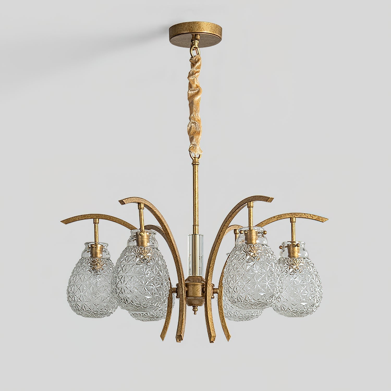 Adams Postmodern Luxury Glass Chandelier - Letslighting