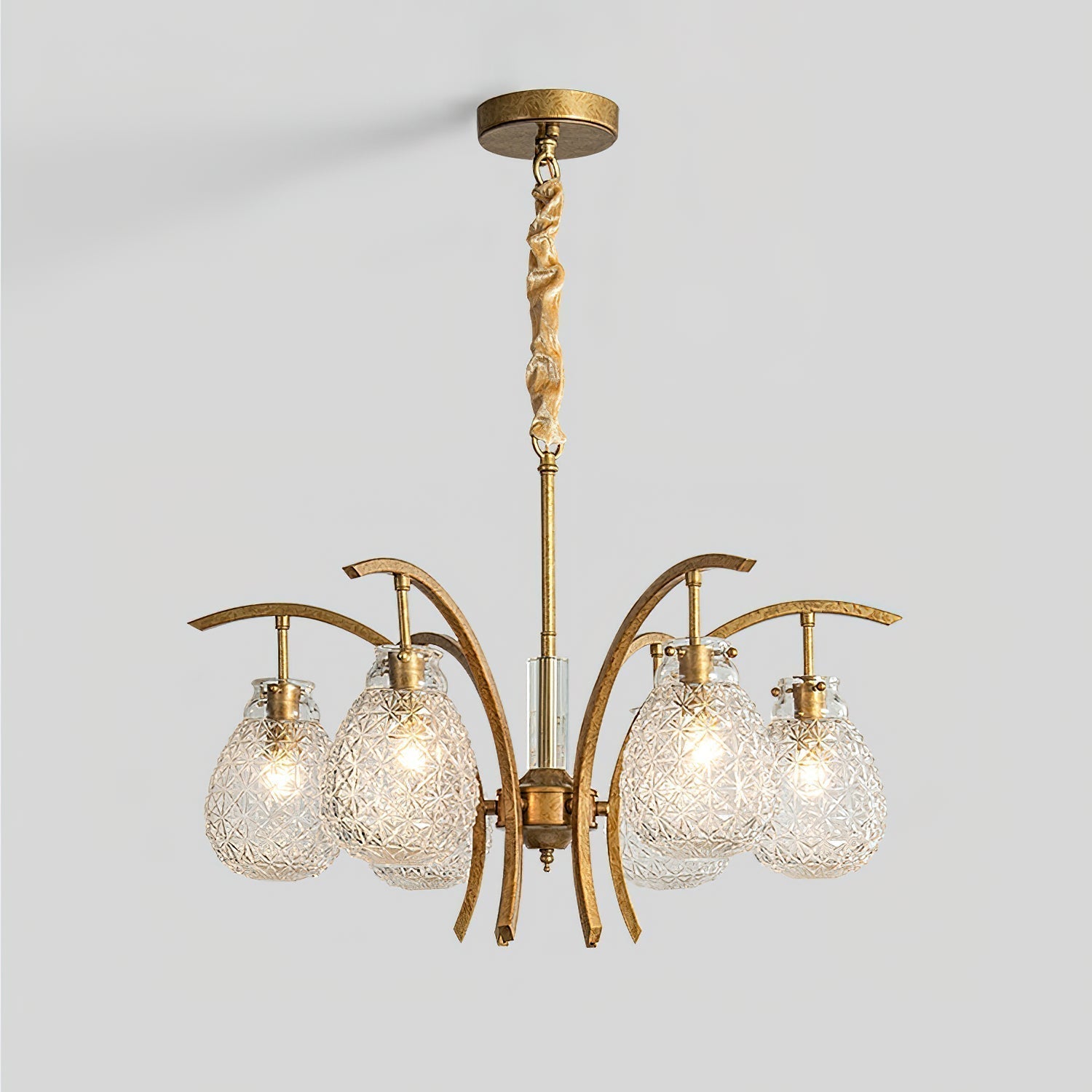 Adams Postmodern Luxury Glass Chandelier - Letslighting