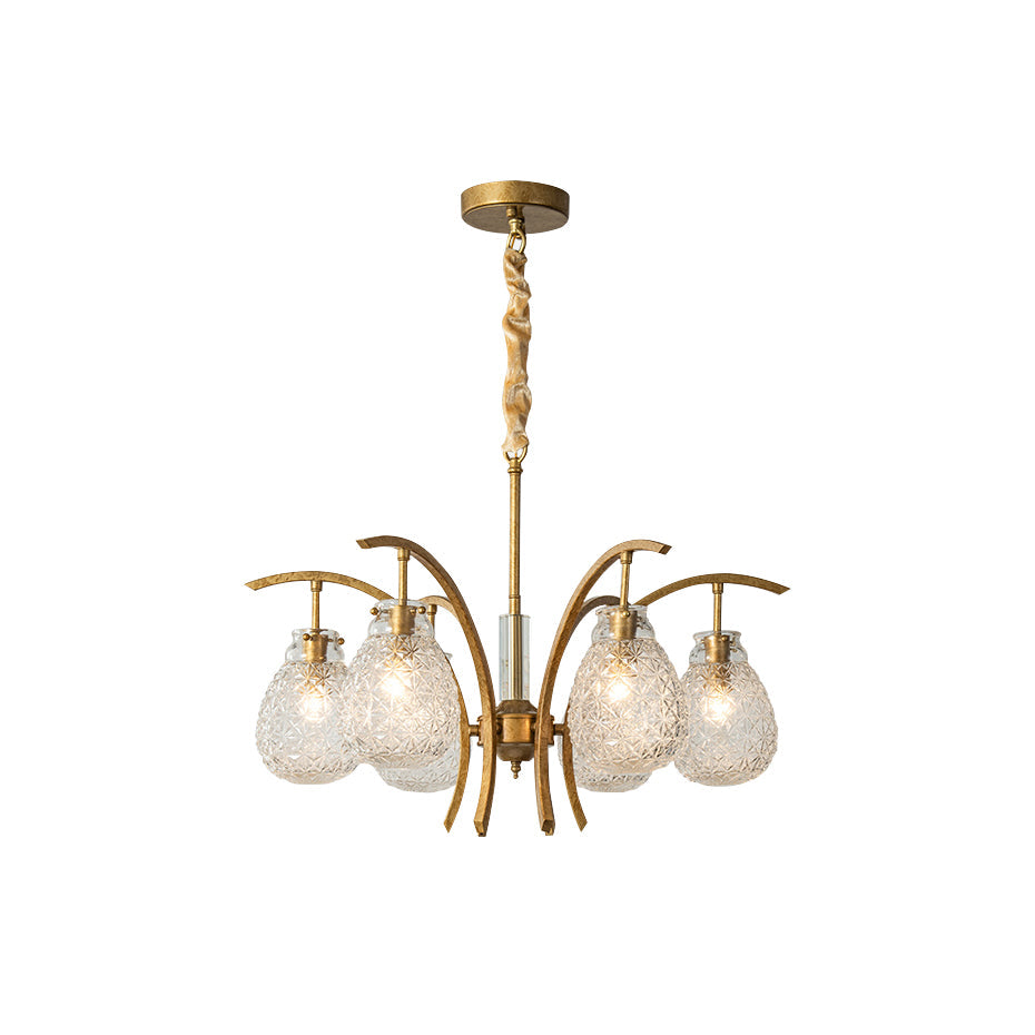 Adams Postmodern Luxury Glass Chandelier - Letslighting
