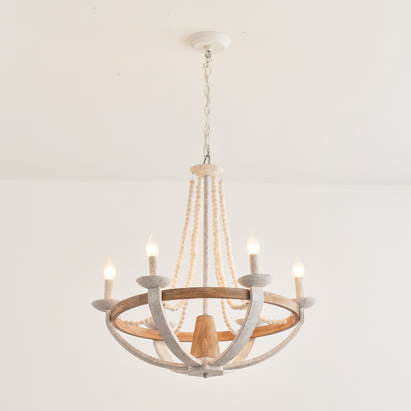 Adan Modern Traditional Wood Chandelier - Letslighting
