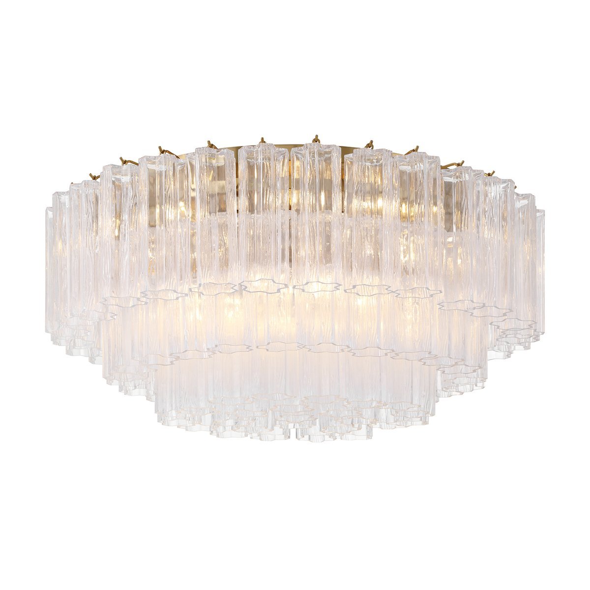 Aurora Ceiling Lamp Glass Tube Layered Amber - Neutralighting