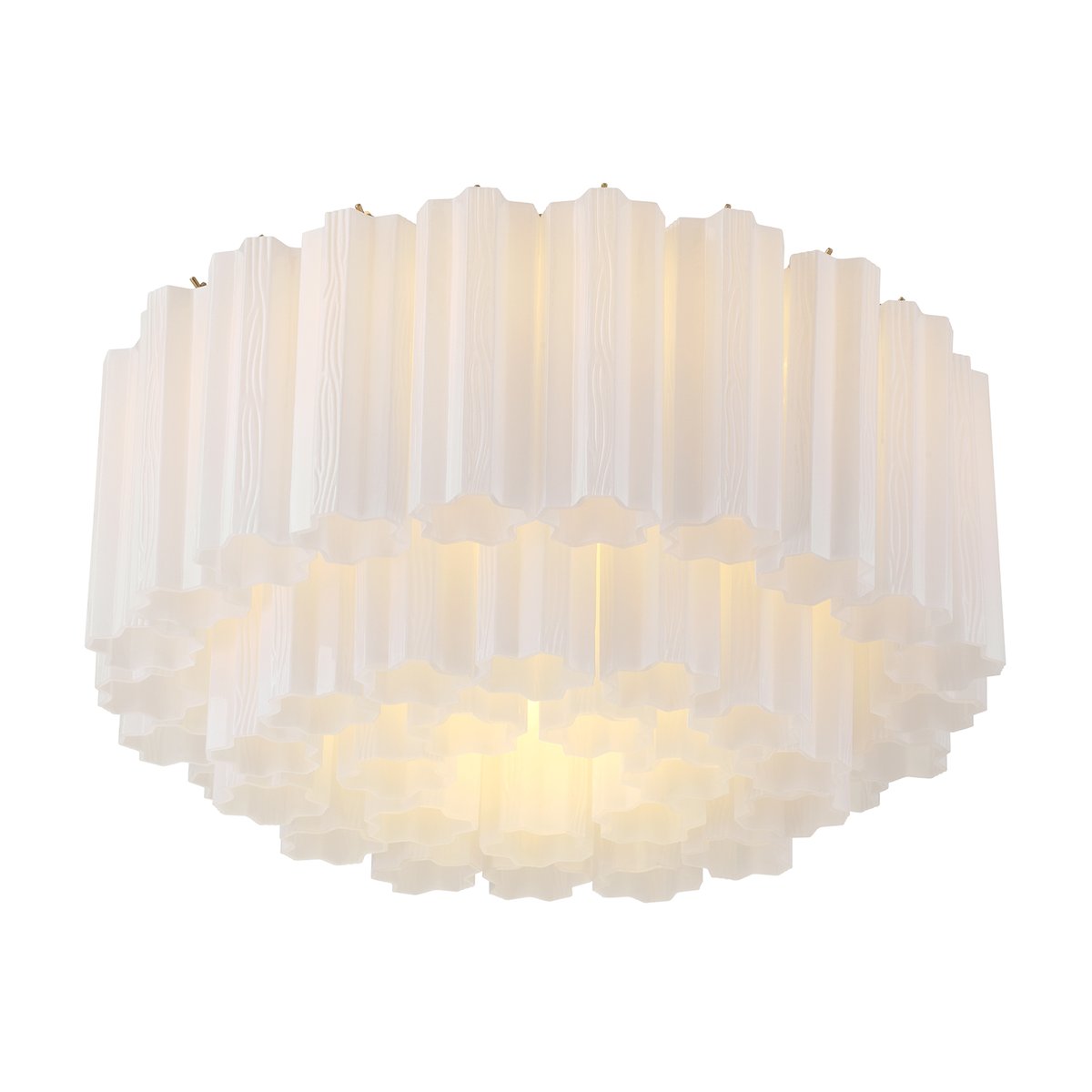 Aurora Ceiling Lamp Glass Tube Layered Amber - Neutralighting
