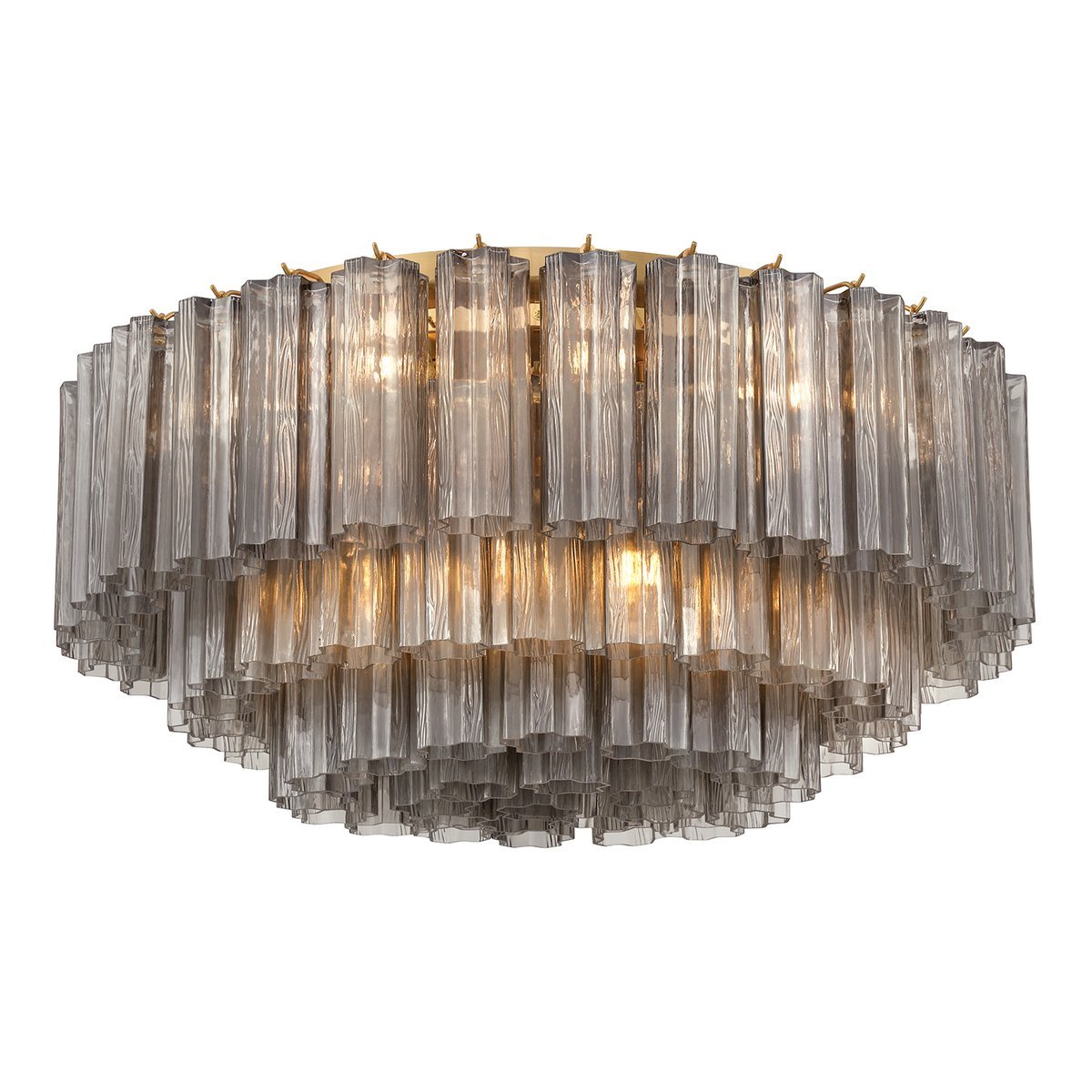 Aurora Ceiling Lamp Glass Tube Layered Amber - Neutralighting