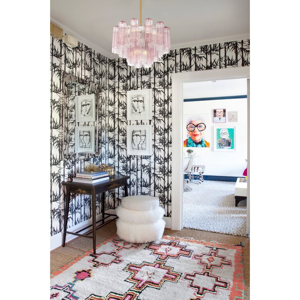 Aurora Murano Chandelier Glass Tube Layered Amber - Neutralighting