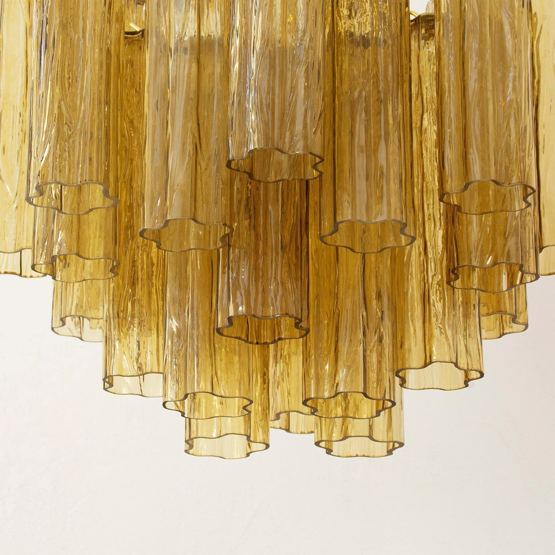 Aurora Chandelier Glass Tube Layered Luxury - Neutralighting