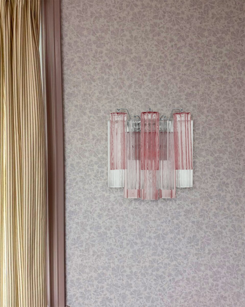 Aurora Wall Light Tronchi Glass Tube Tiered Amber Modern - Neutralighting