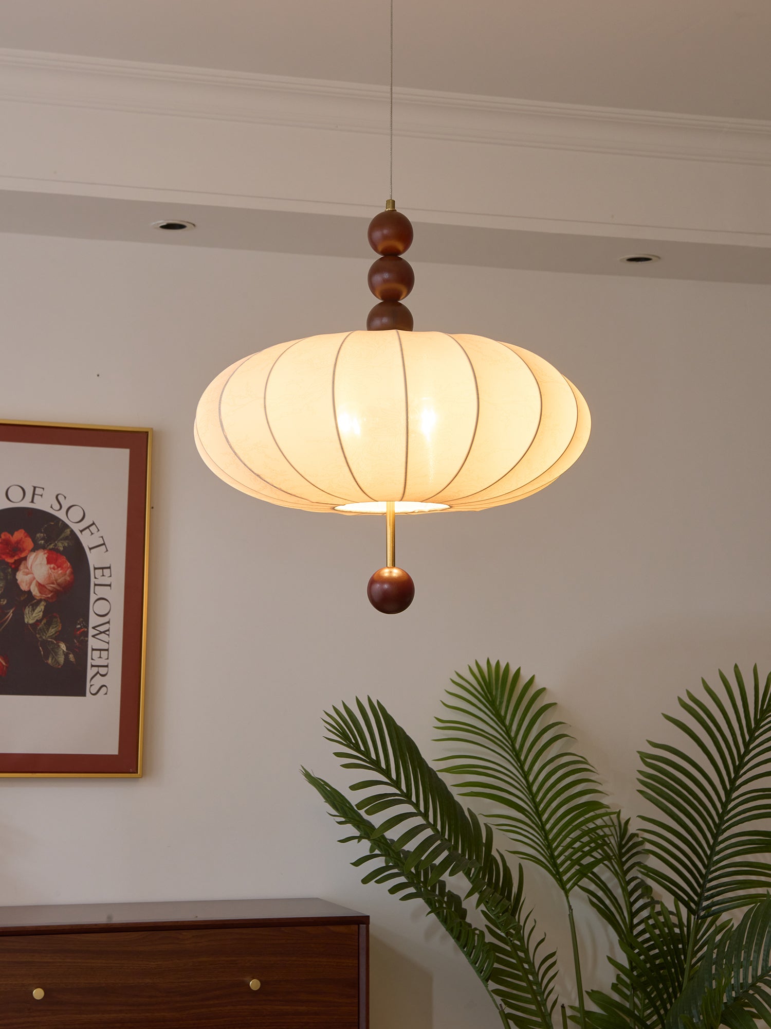 Orla Vintage Fabric Pendant Light-Letslighting