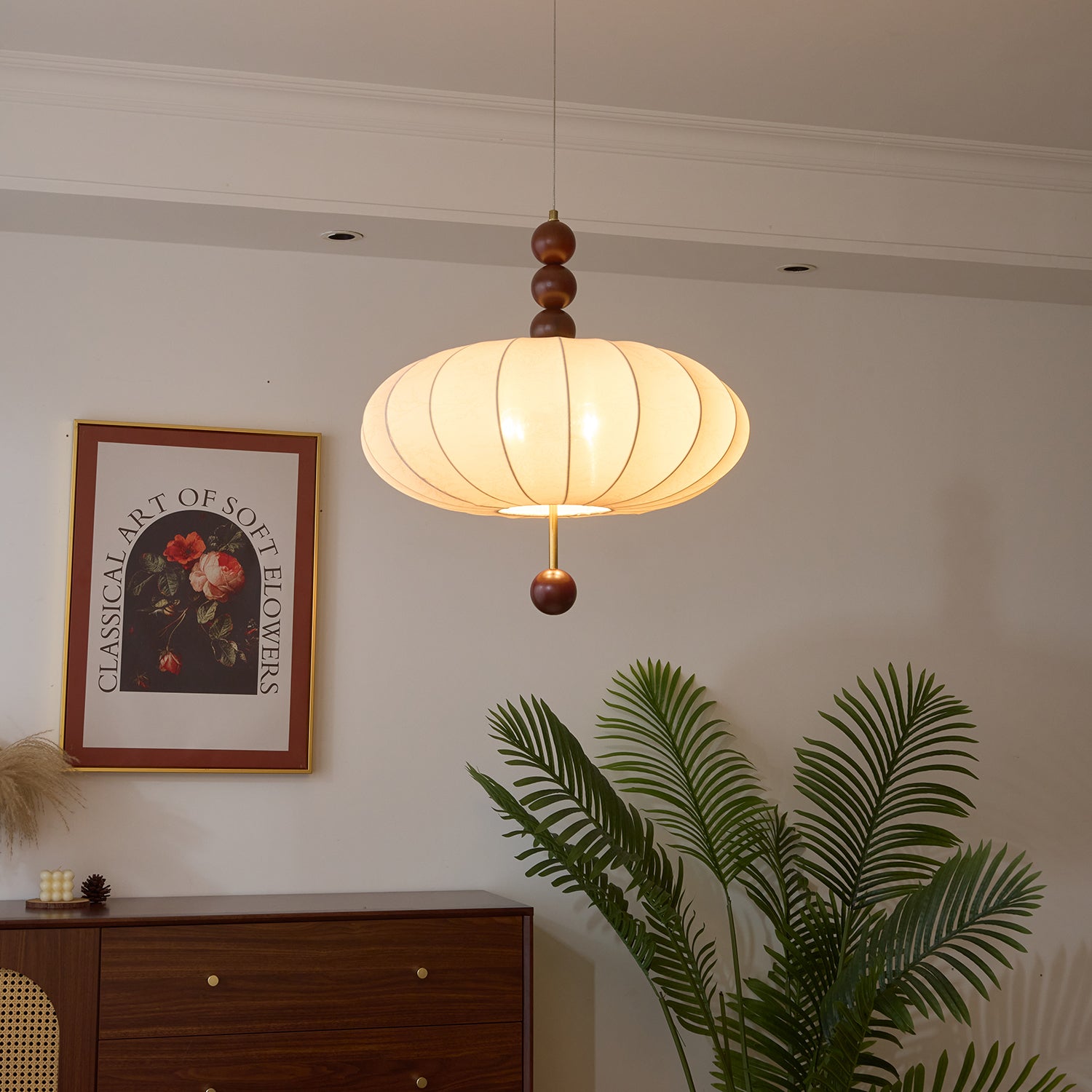 Orla Vintage Fabric Pendant Light-Letslighting