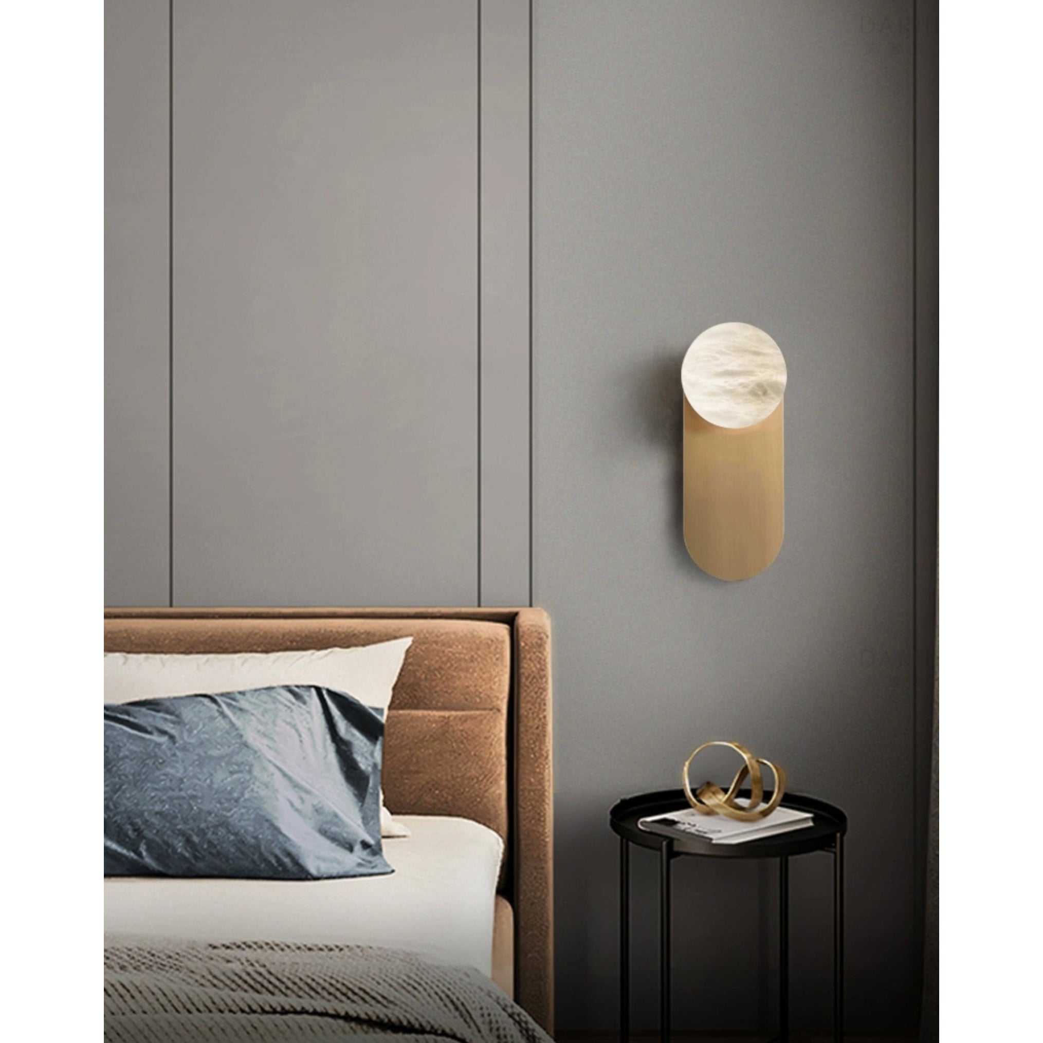 Adrion Modern Alabaster Metal Wall Lamp - Letslighting