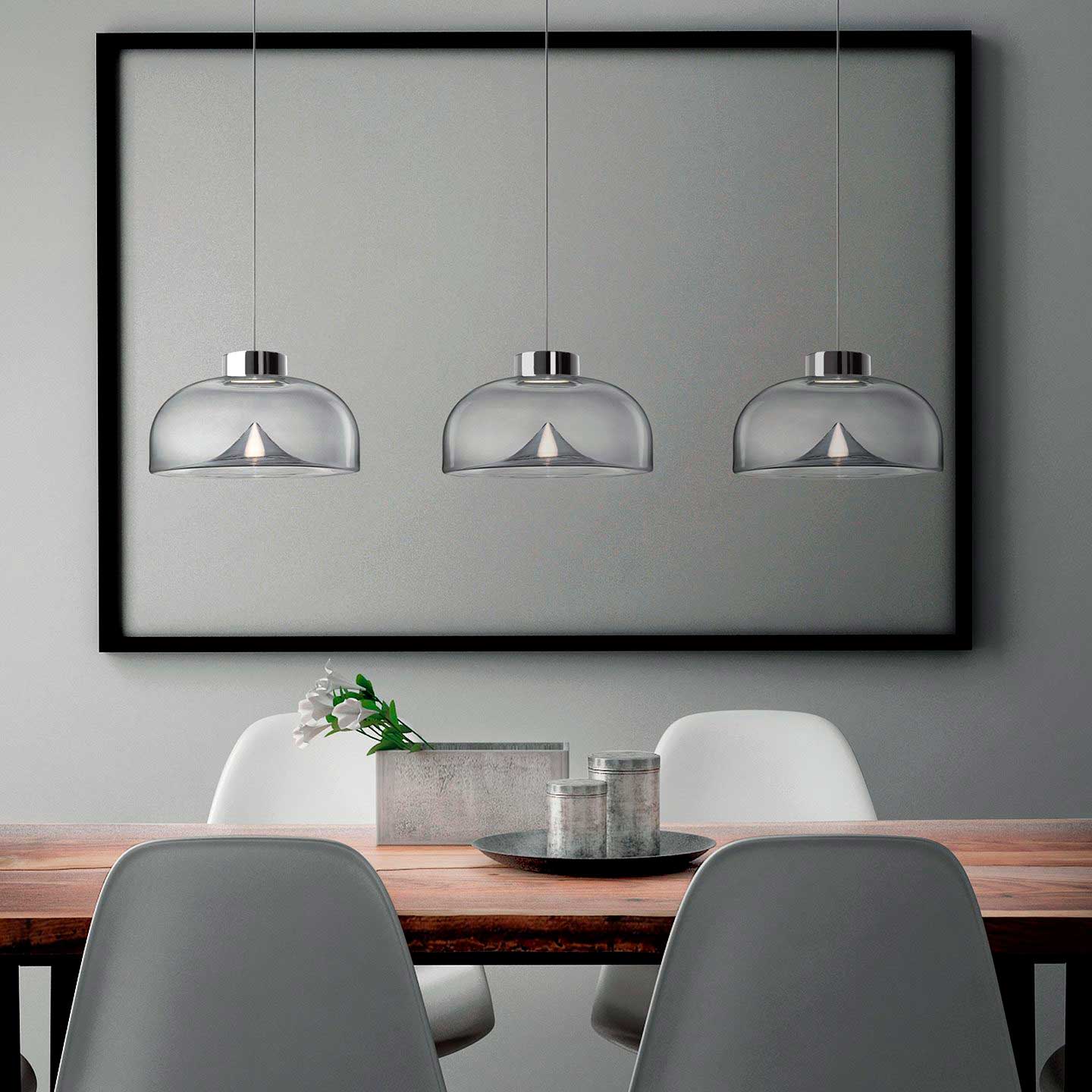 Aella Modern Minimalist Glass Pendant Light - Letslighting