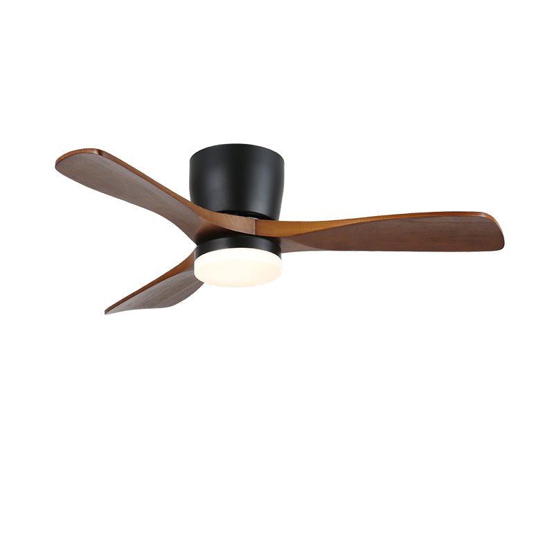 Brinor Minimalistische Deckenventilatorleuchte aus Holz