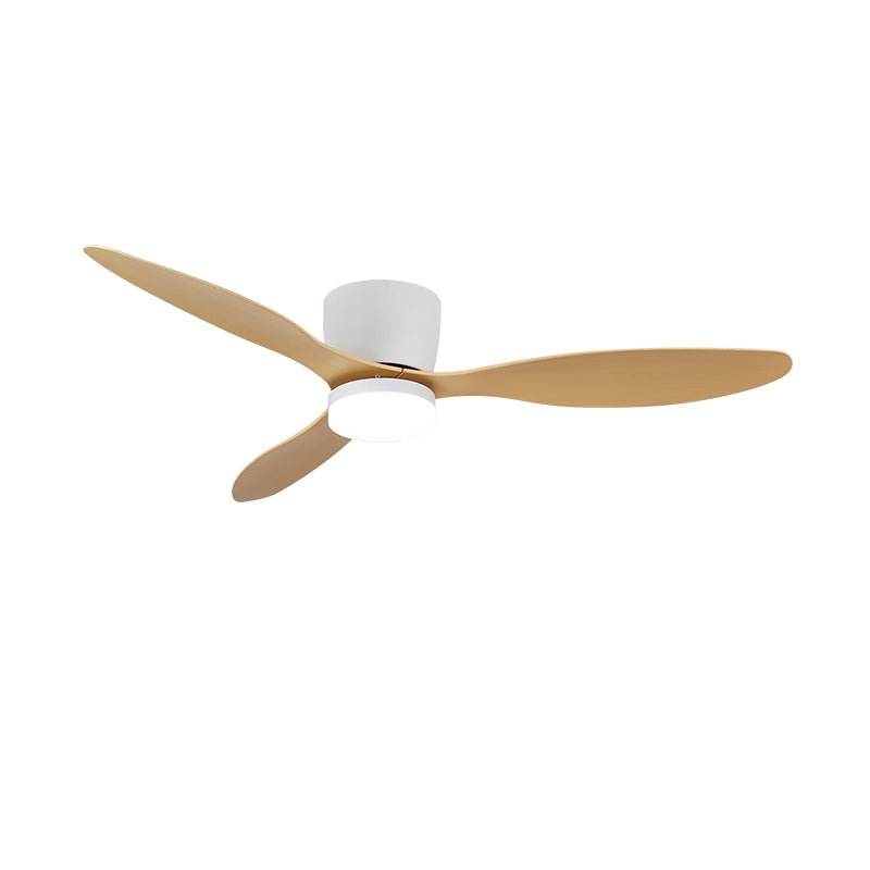Brinor Minimalistische Deckenventilatorleuchte aus Holz