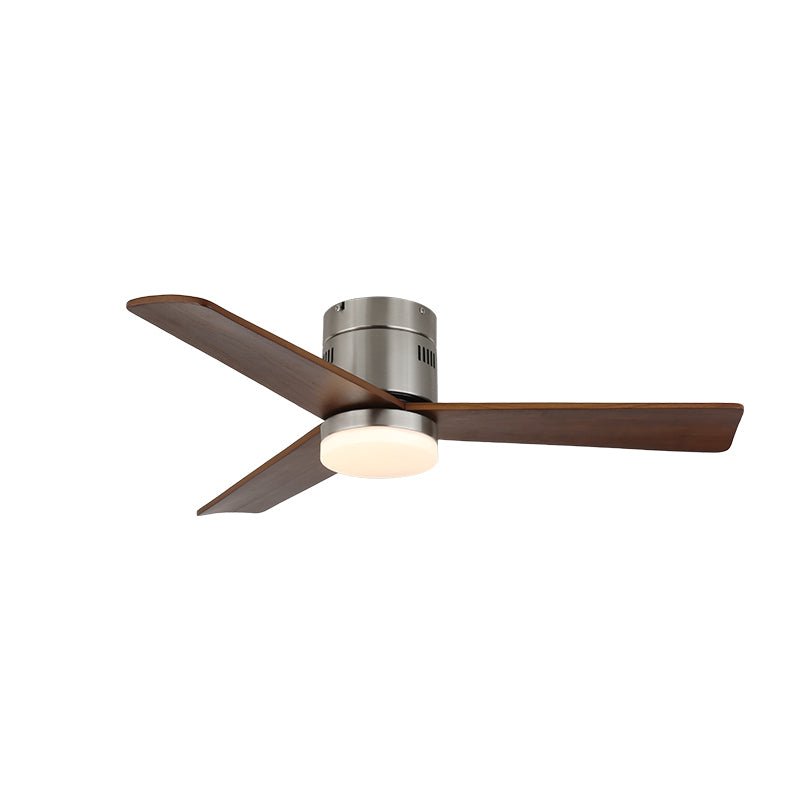 Eris Minimalistischer Holz-Deckenventilator mit Beleuchtung