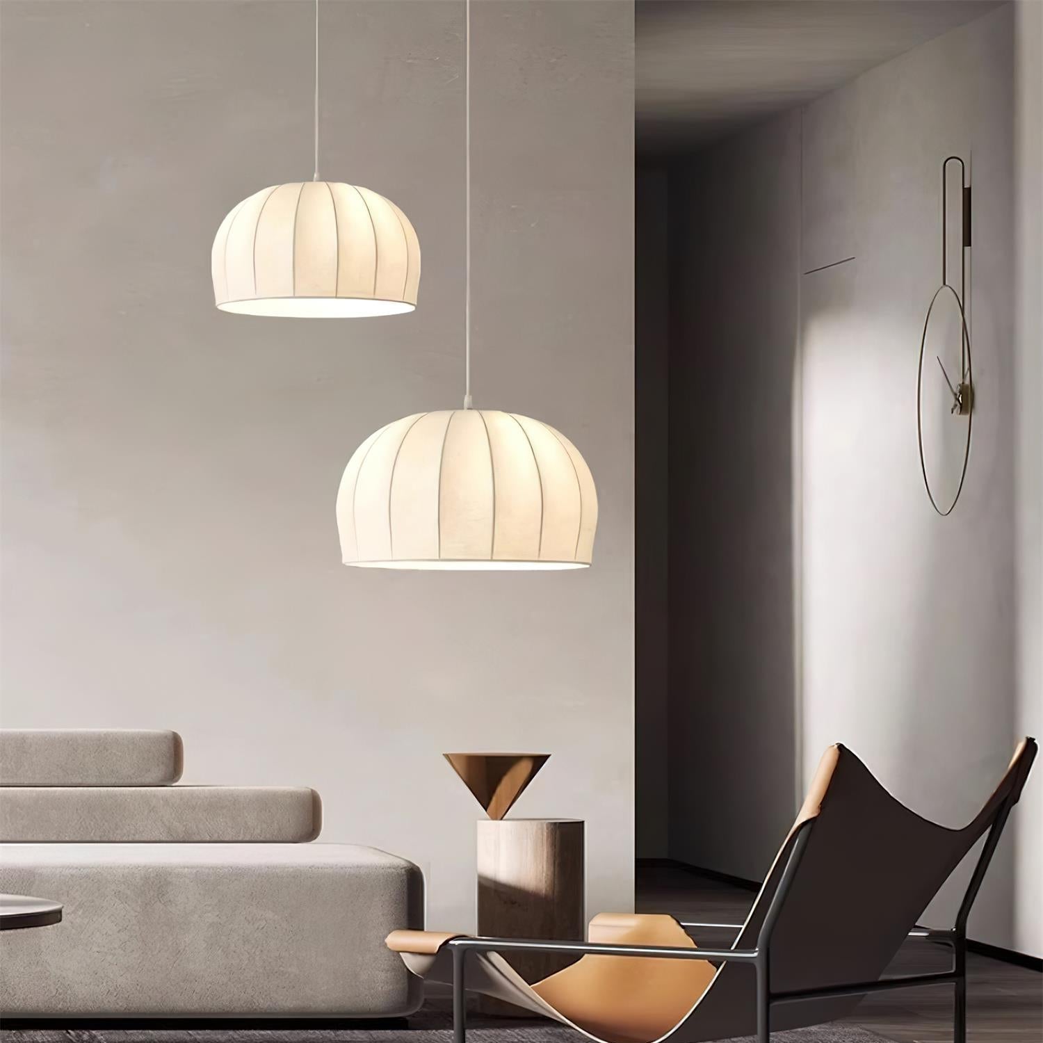 Nova Minimalistische Pendelleuchte aus Stoff-Letslighting