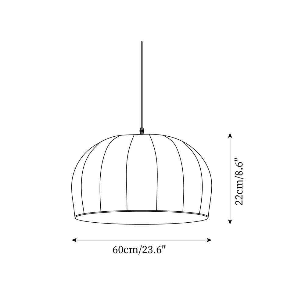Nova Minimalistische Pendelleuchte aus Stoff-Letslighting