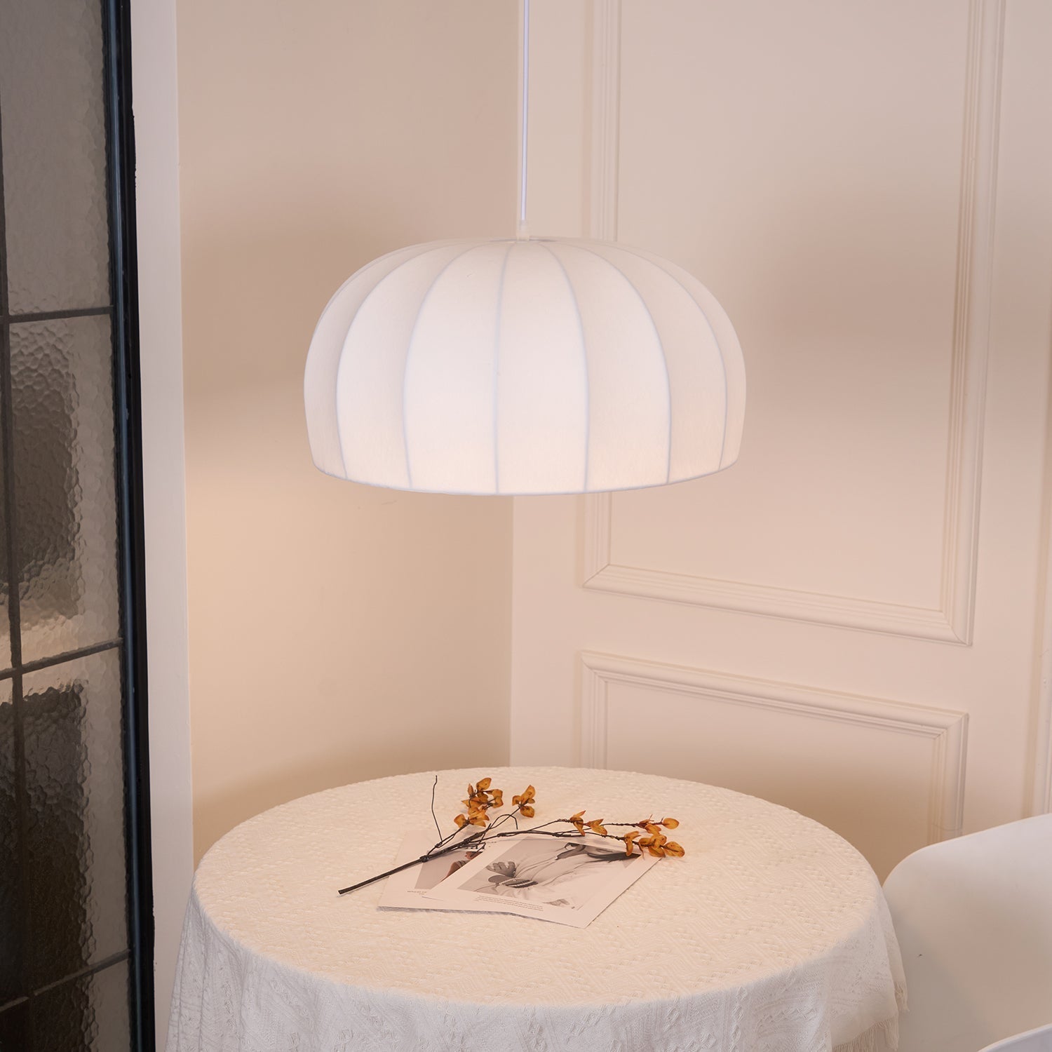Nova Minimalistische Pendelleuchte aus Stoff-Letslighting