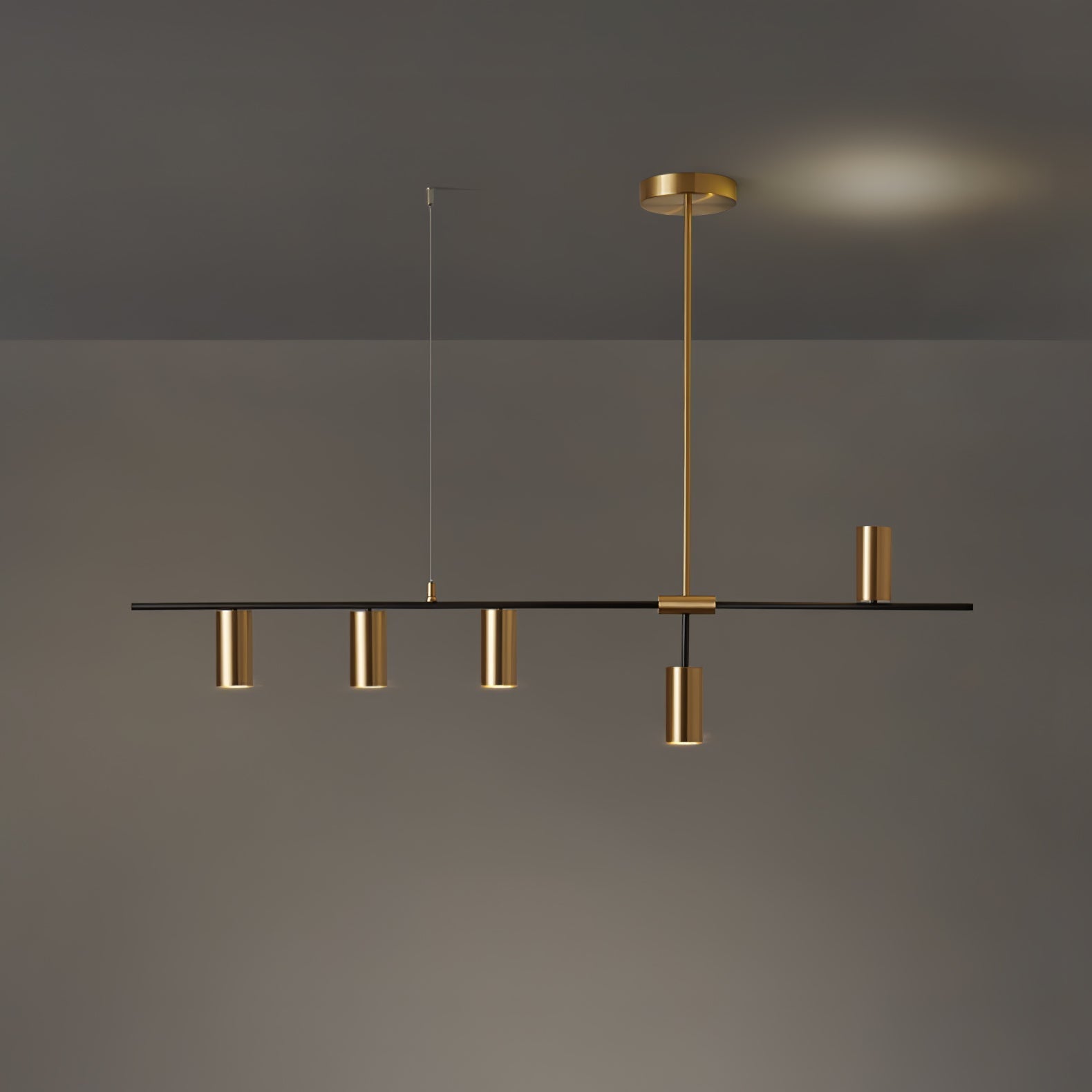 Lustra Kronleuchter Messing Linear Cassandra Elegant-Letslighting