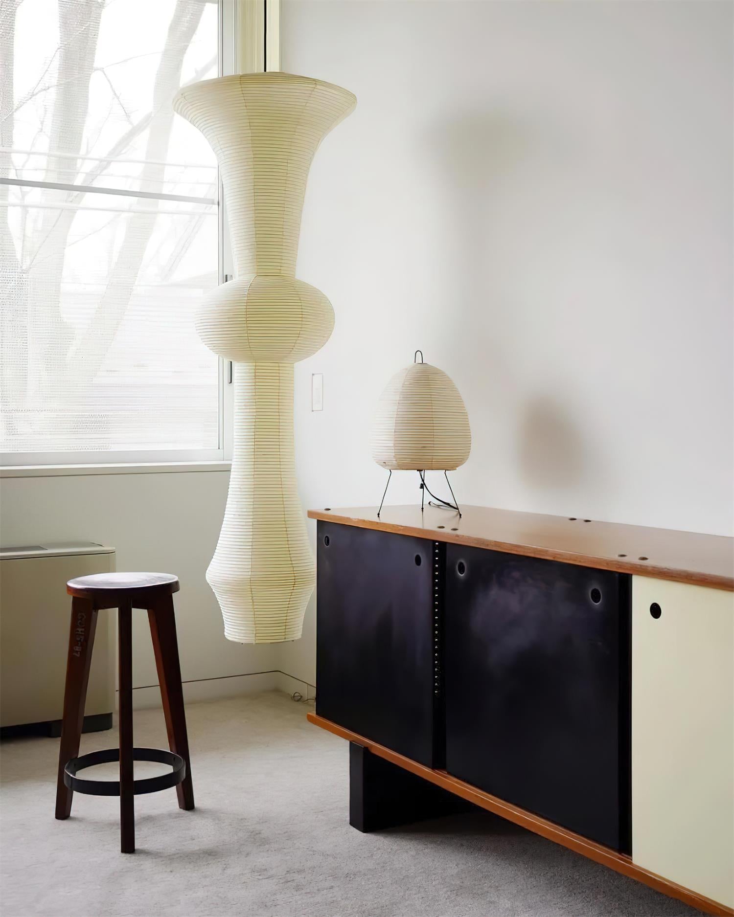 Zyora Pendelleuchte Modern Papier Lampion Stil Skulptural-Letslighting