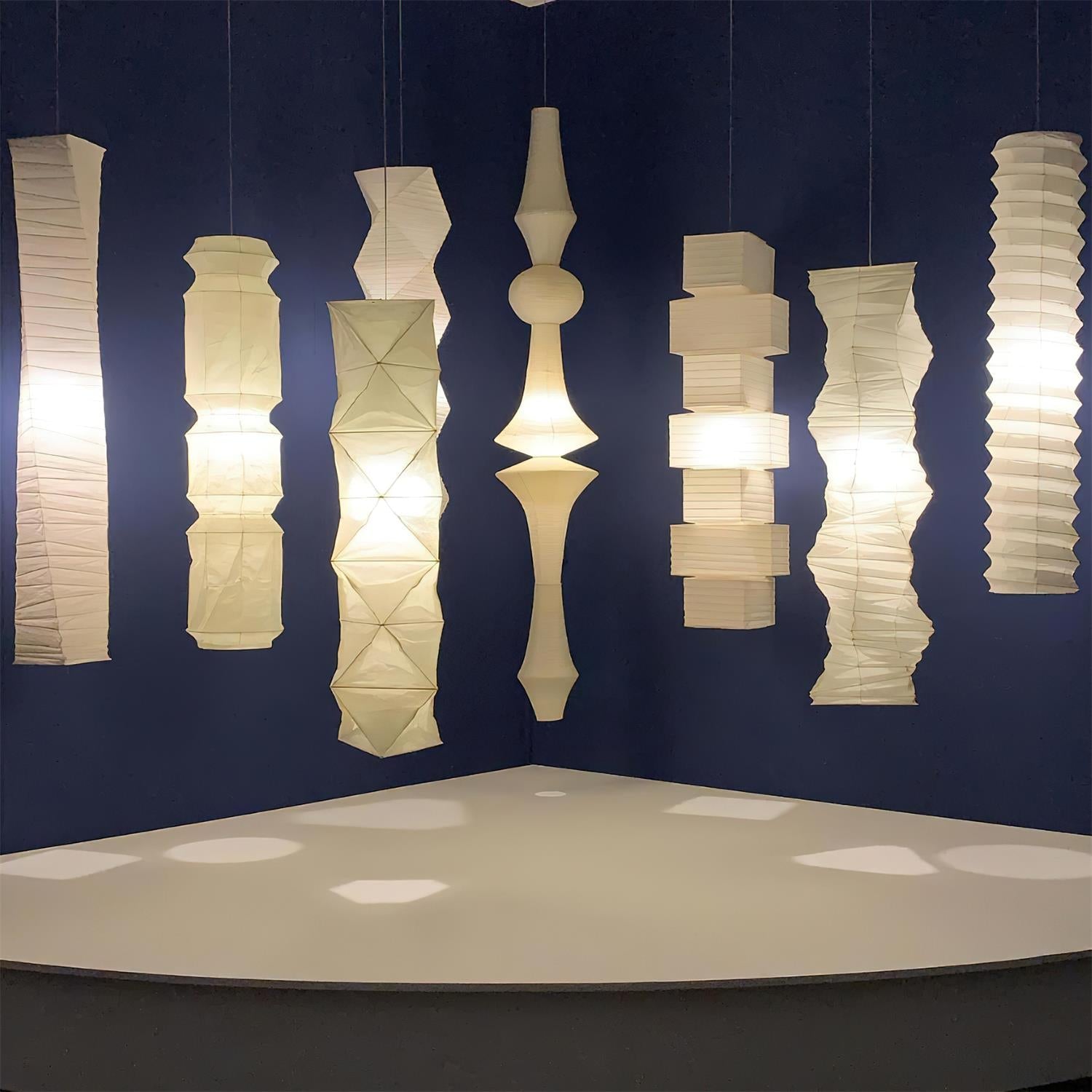 Zyora Pendelleuchte Modern Papier Lampion Stil Skulptural-Letslighting
