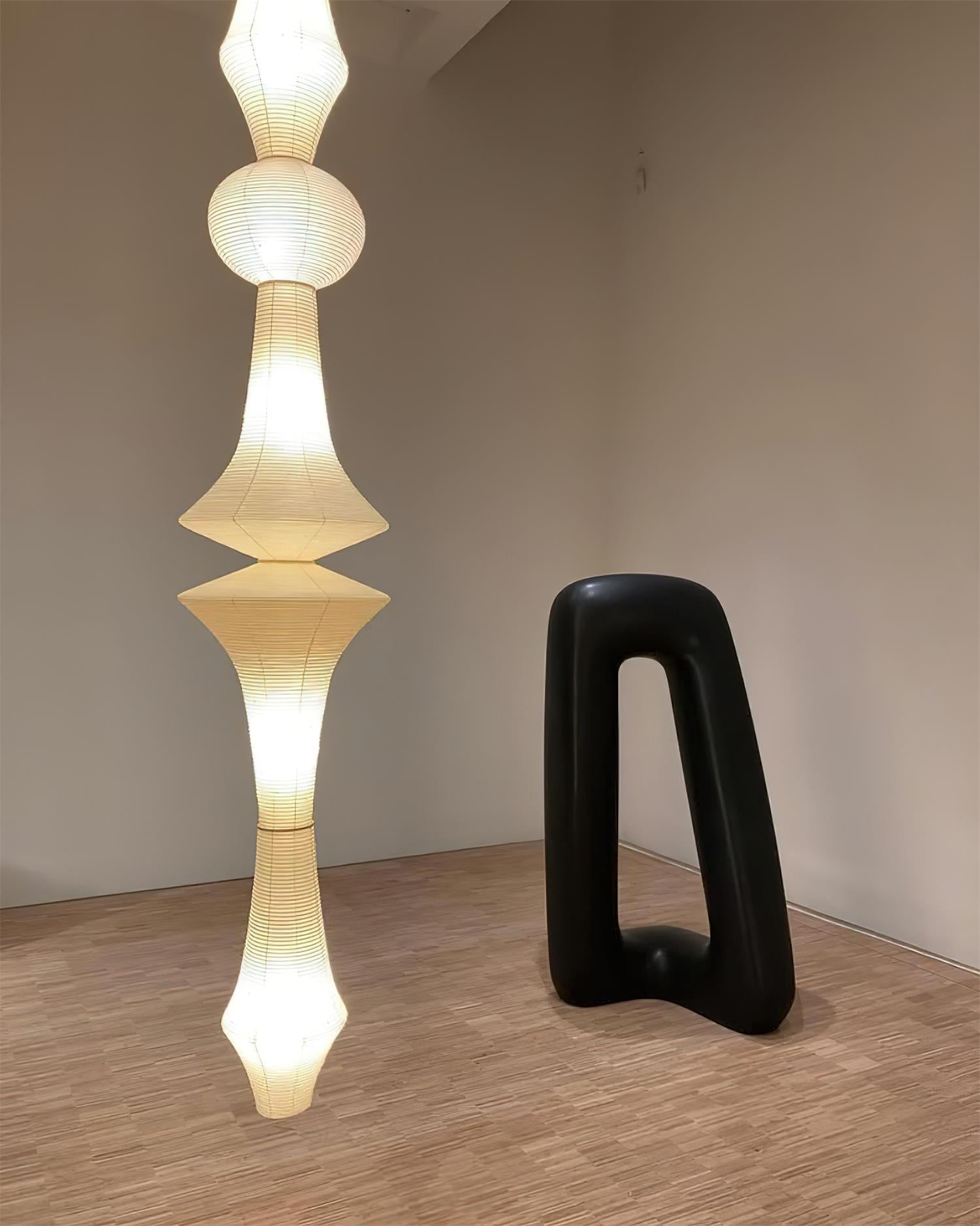 Zyora Pendelleuchte Modern Papier Lampion Stil Skulptural-Letslighting