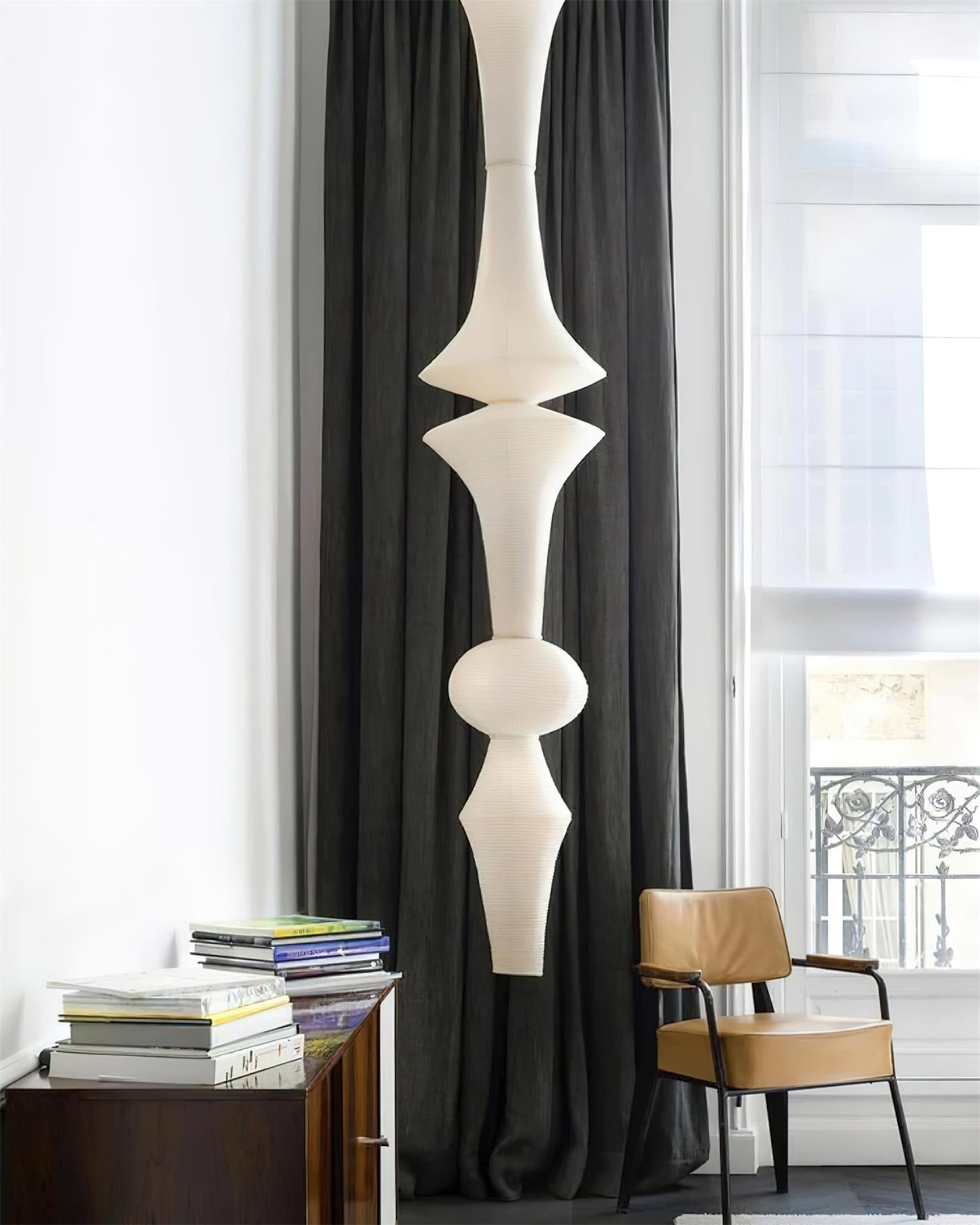 Zyora Pendelleuchte Modern Papier Lampion Stil Skulptural-Letslighting