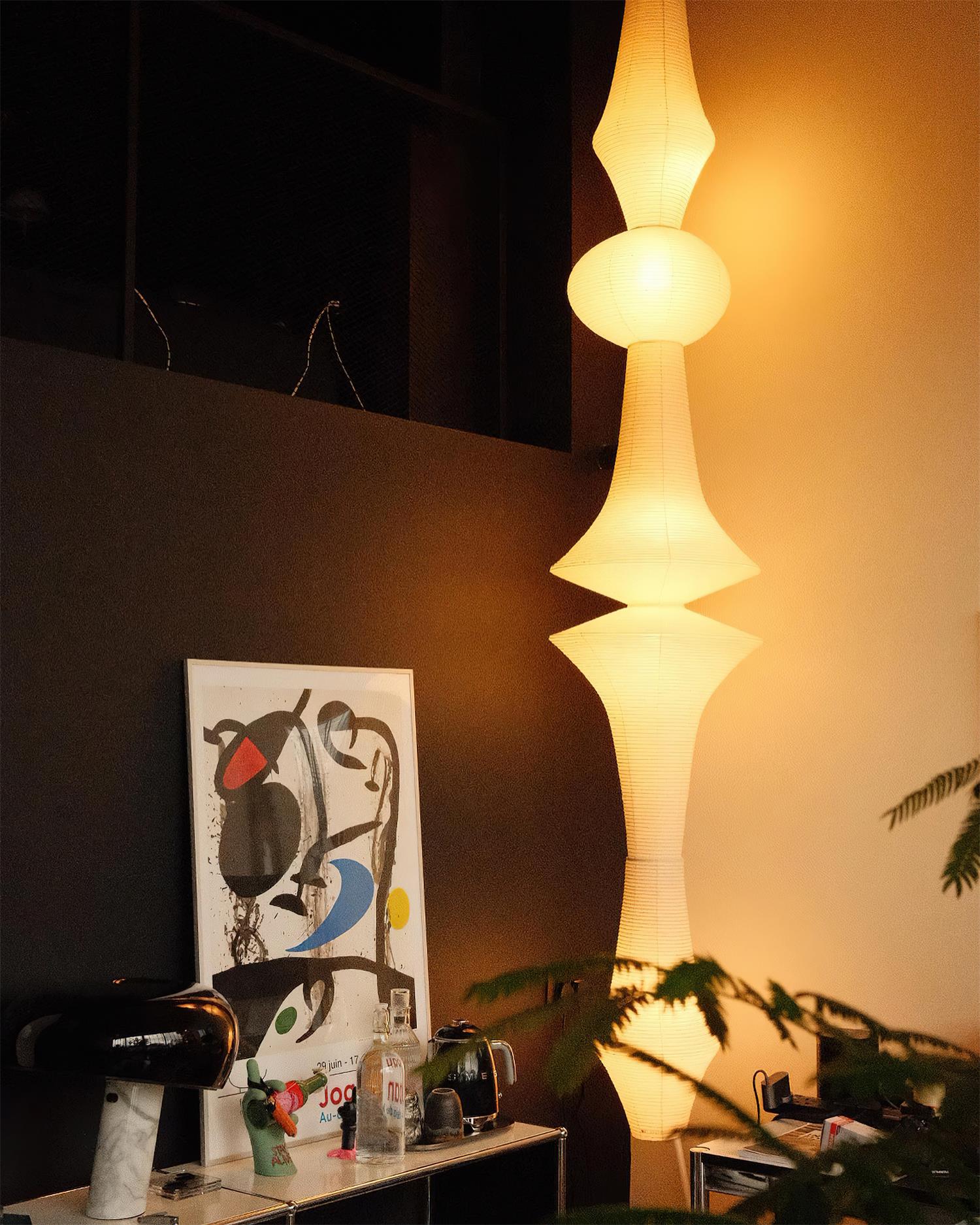 Zyora Pendelleuchte Modern Papier Lampion Stil Skulptural-Letslighting