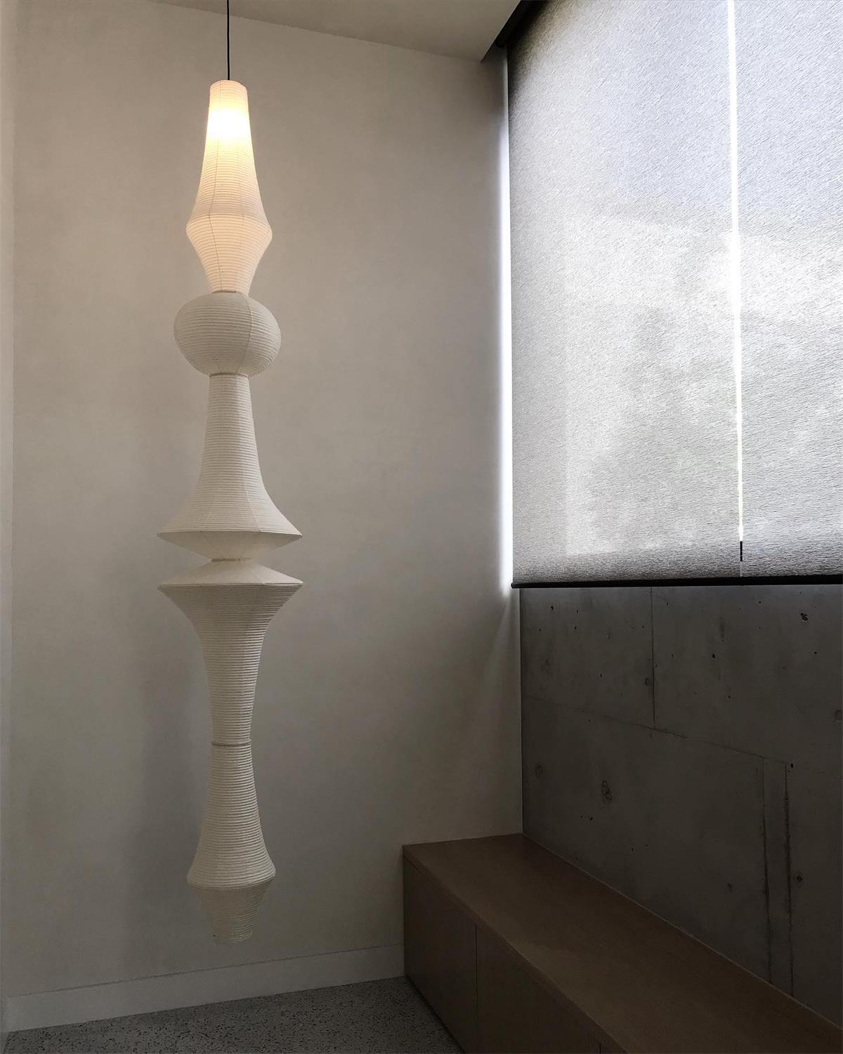 Zyora Pendelleuchte Modern Papier Lampion Stil Skulptural-Letslighting
