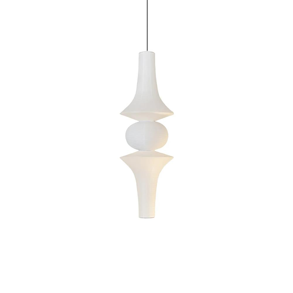 Zyora Pendelleuchte Modern Papier Lampion Stil Skulptural-Letslighting