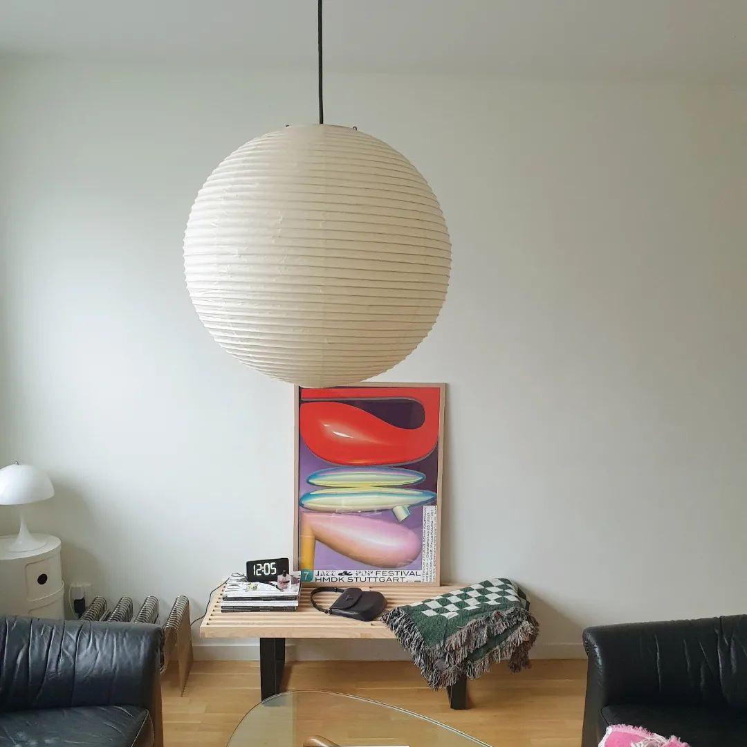 Solara Pendelleuchte Bambus Washi Papier Rund-Letslighting