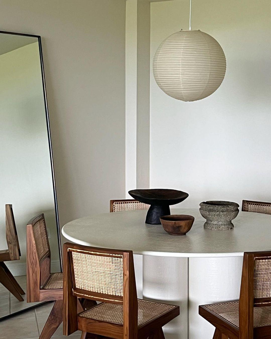 Solara Pendelleuchte Bambus Washi Papier Rund-Letslighting