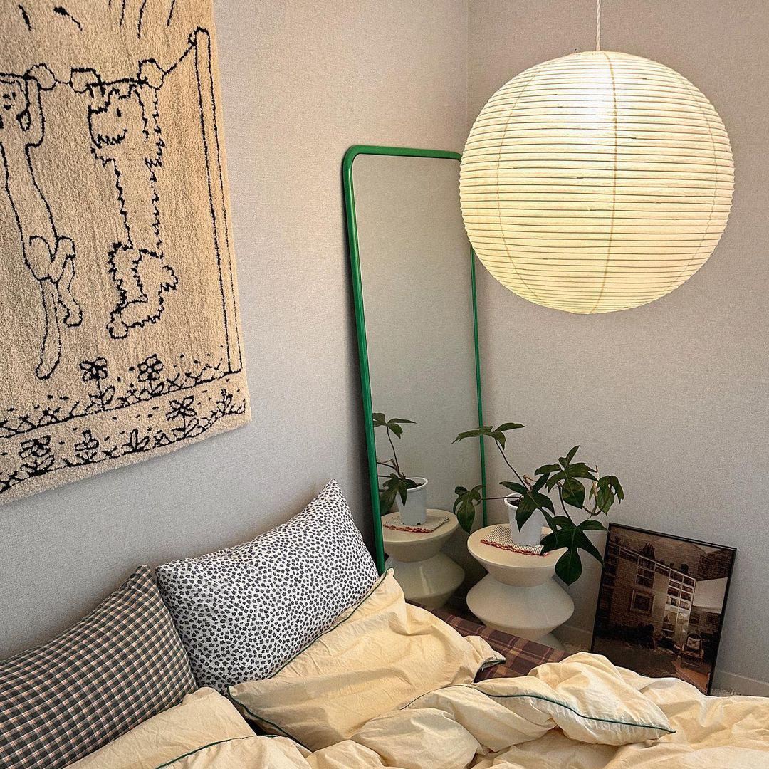 Solara Pendelleuchte Bambus Washi Papier Rund-Letslighting