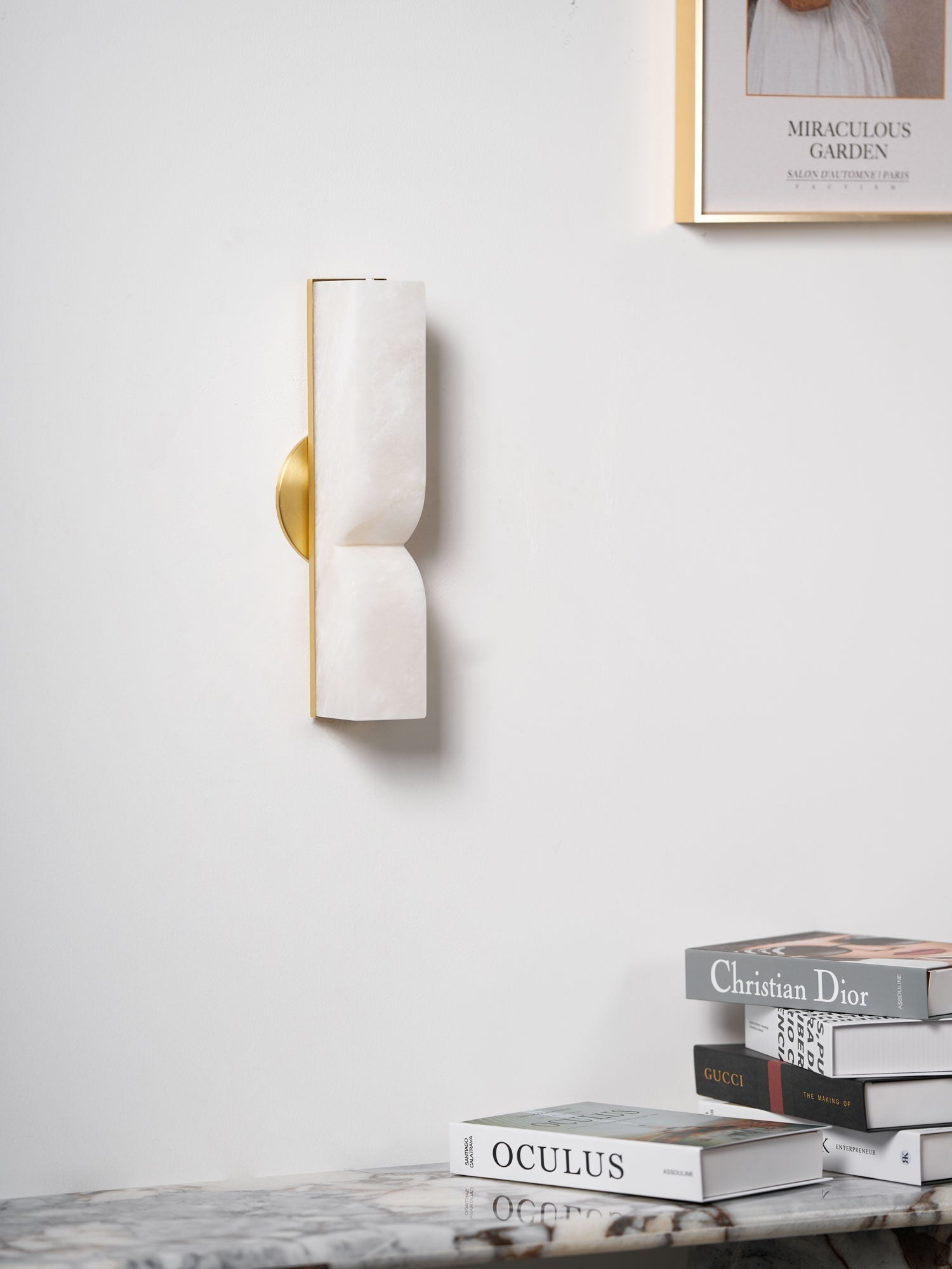 Lunaris Alabaster Rectangular Wall Lamp - Neutralighting