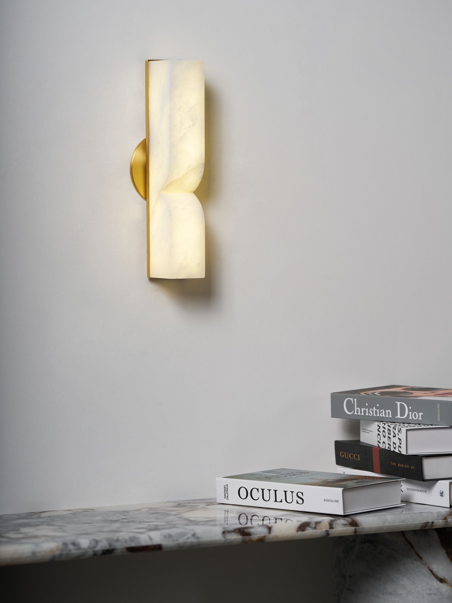 Lunaris Alabaster Rectangular Wall Lamp - Neutralighting