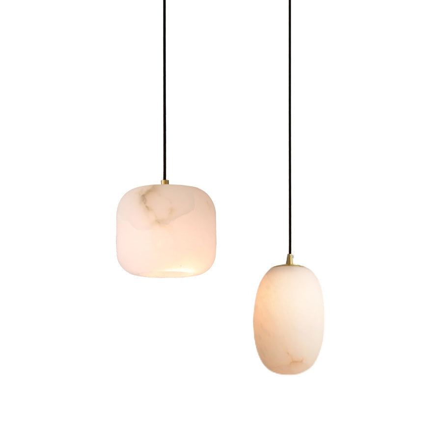 Ildvuvyd Minimalist Bedside Brass Pendant Light - Letslighting
