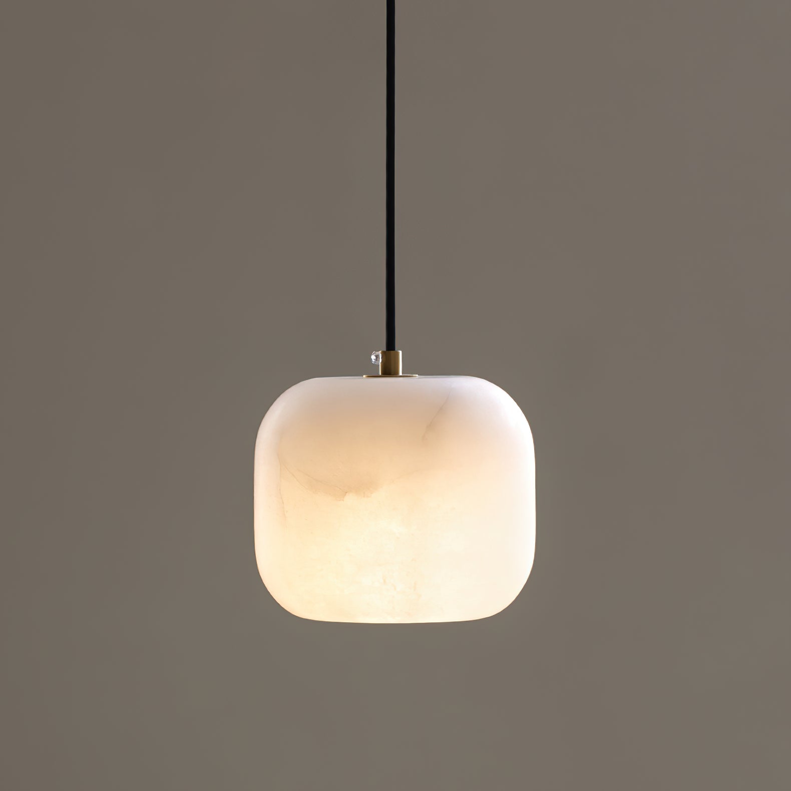 Ildvuvyd Minimalist Bedside Brass Pendant Light - Letslighting