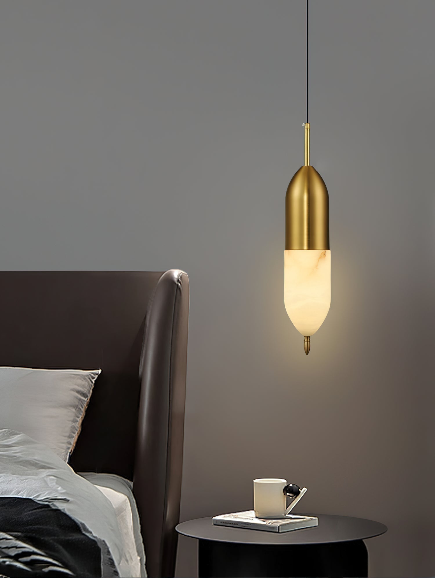 Himinuvye Minimalist Bolus Brass Pendant Light - Letslighting