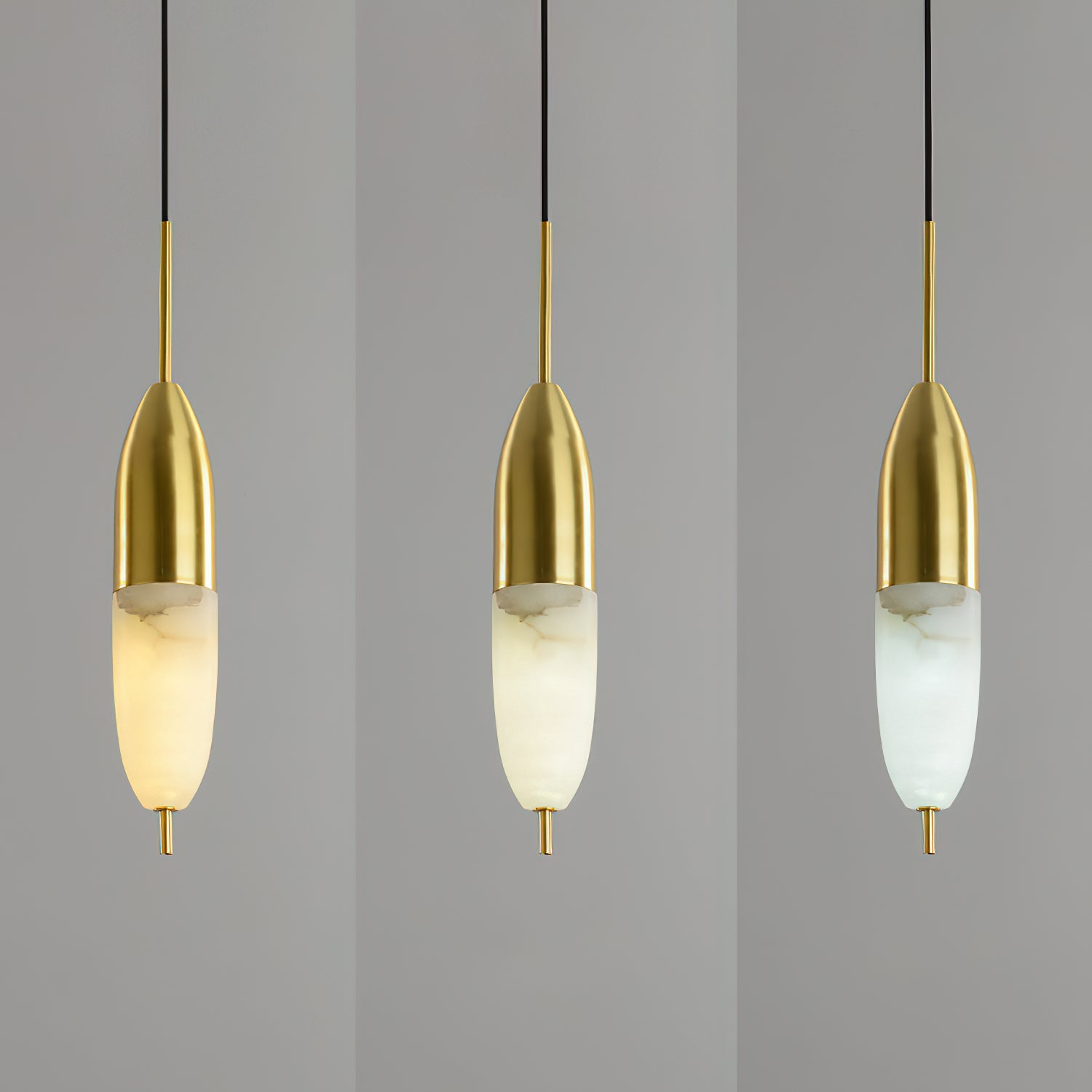 Himinuvye Minimalist Bolus Brass Pendant Light - Letslighting