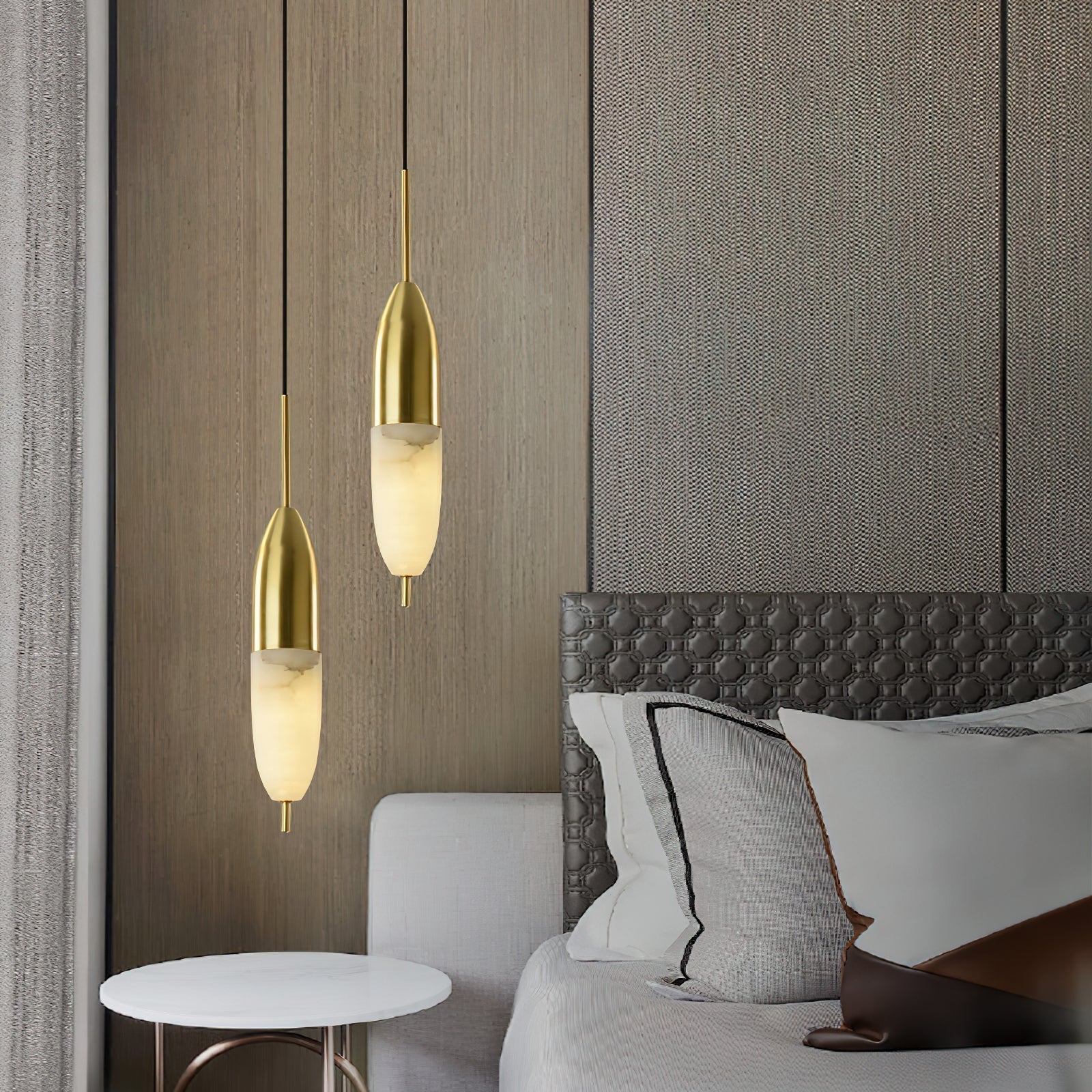 Himinuvye Minimalist Bolus Brass Pendant Light - Letslighting