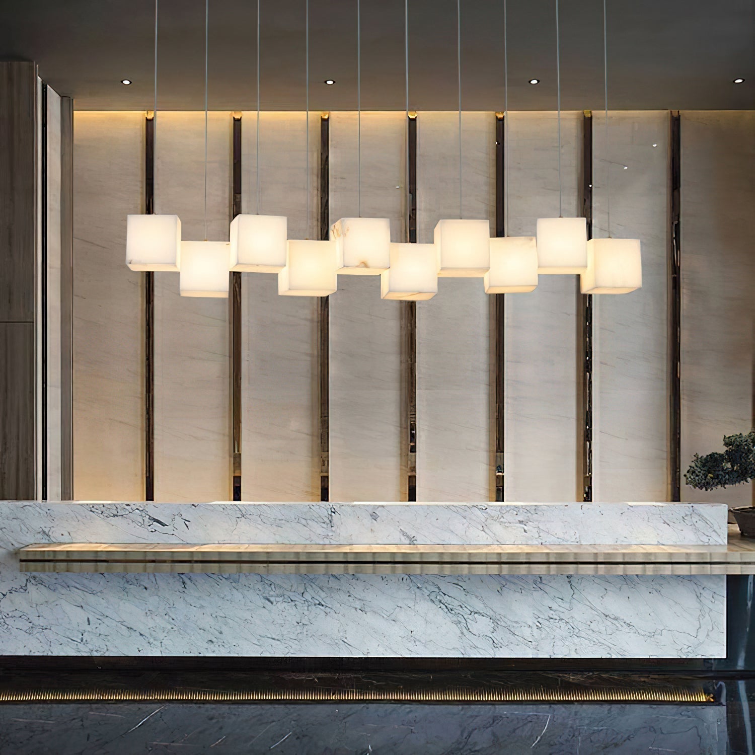 Jarnbruvyd Individuell Modern Box Kronleuchter-Letslighting