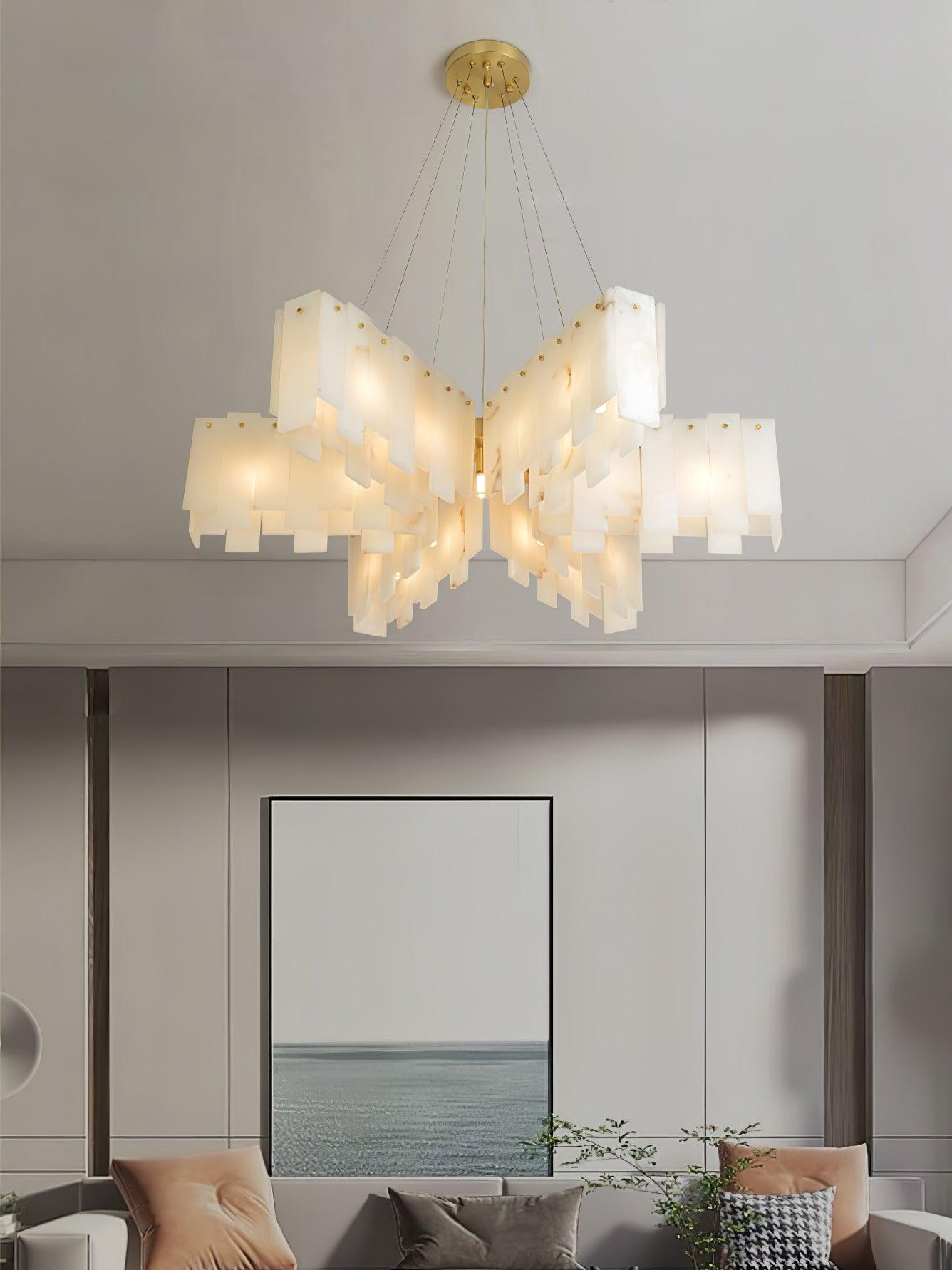 Vevelila Alabaster Chandelier - Neutralighting