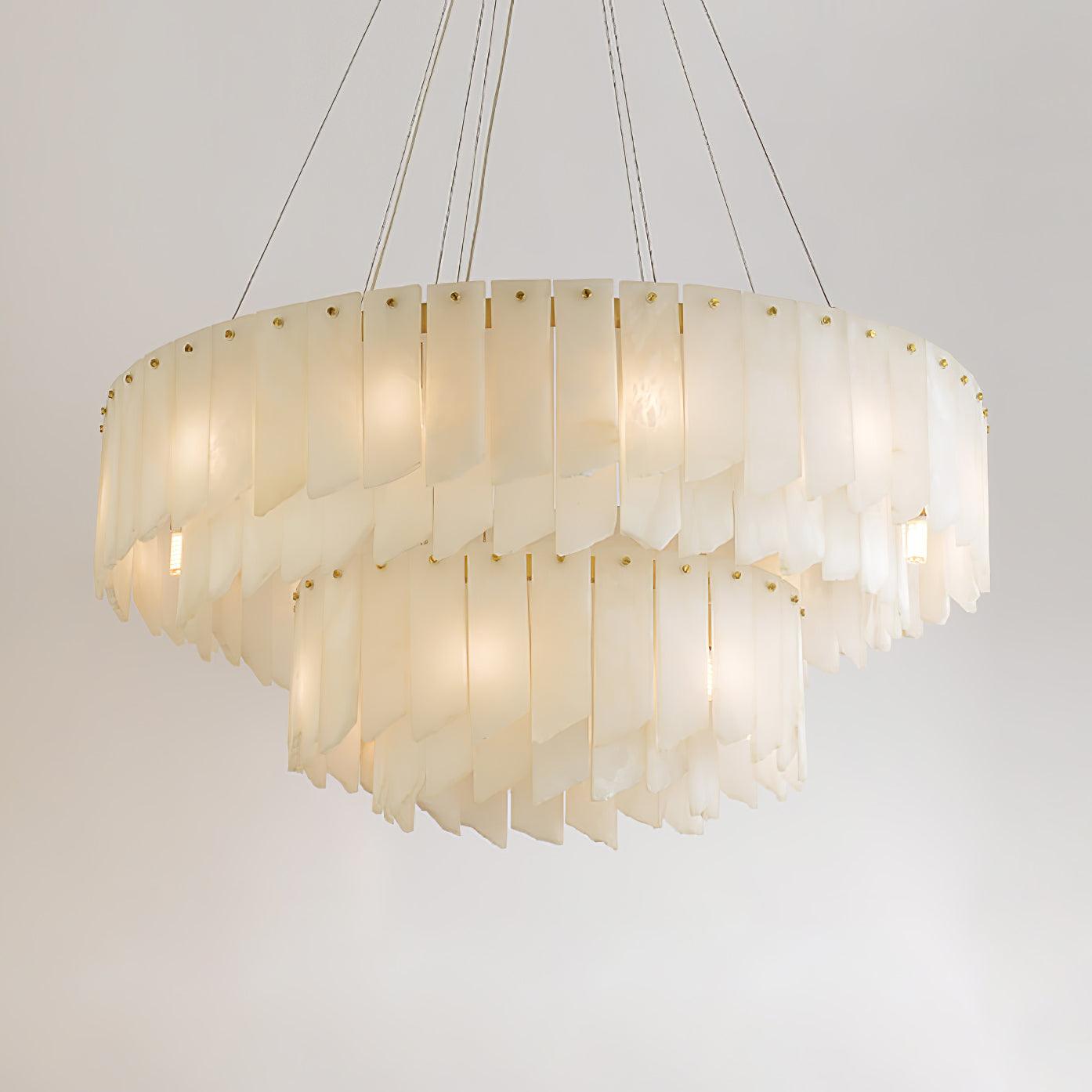 Vevelila Alabaster Chandelier - Neutralighting