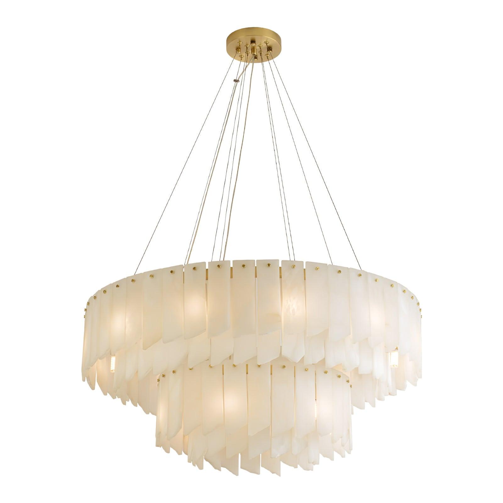 Vevelila Alabaster Chandelier - Neutralighting