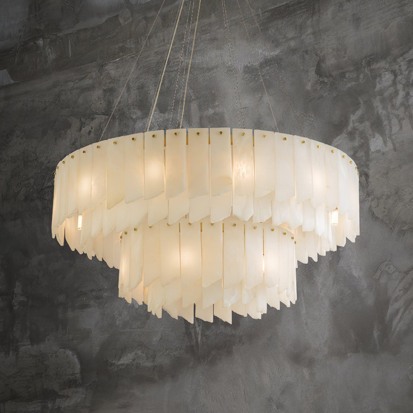 Vevelila Alabaster Chandelier - Neutralighting