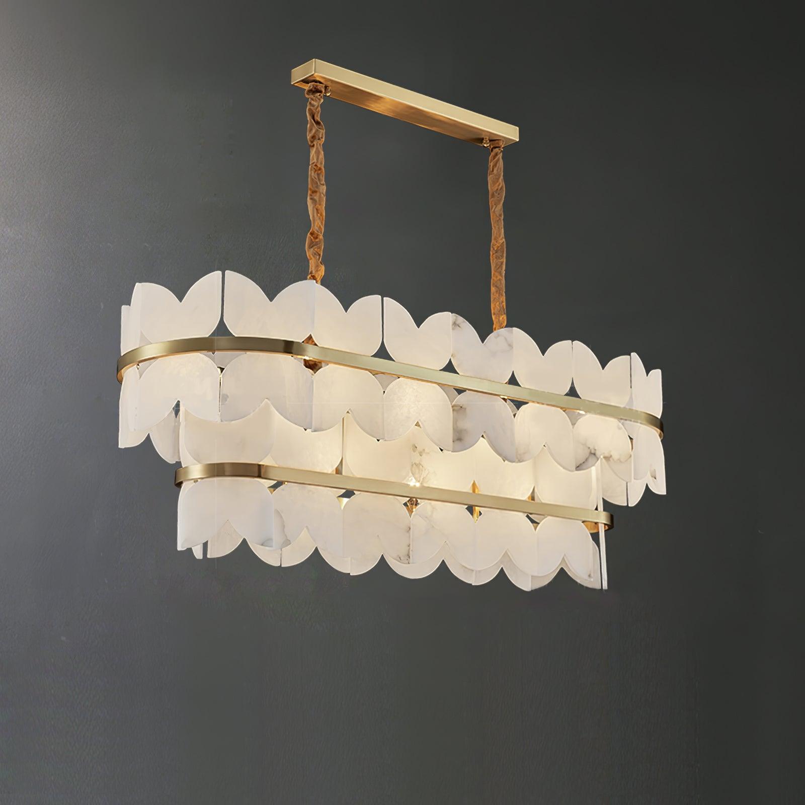 Seraphina Vintage Alabaster Chandelier - Neutralighting